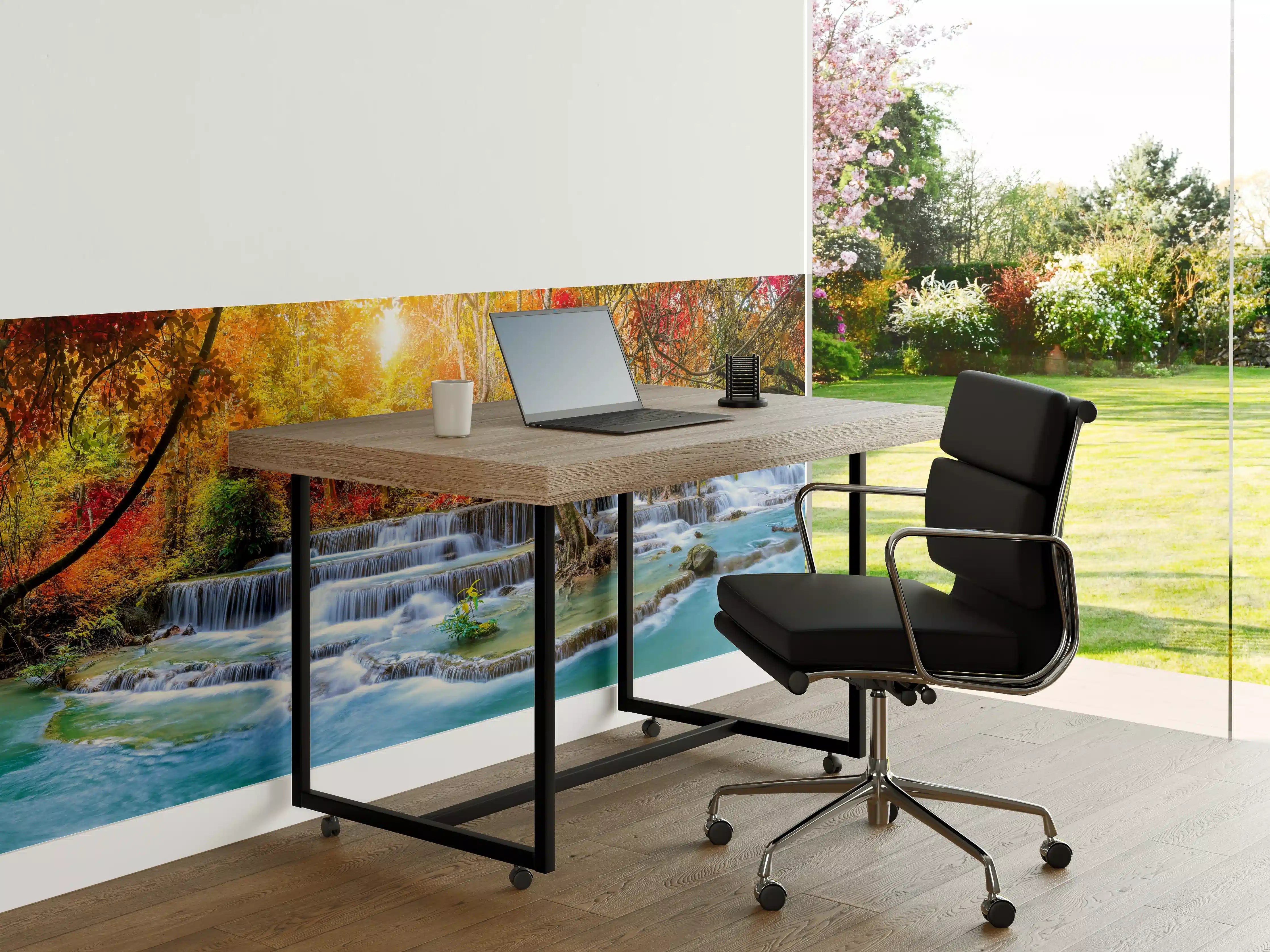 Büro Wandgestaltung - Wasserfall im Wald Thailand Nationalparks