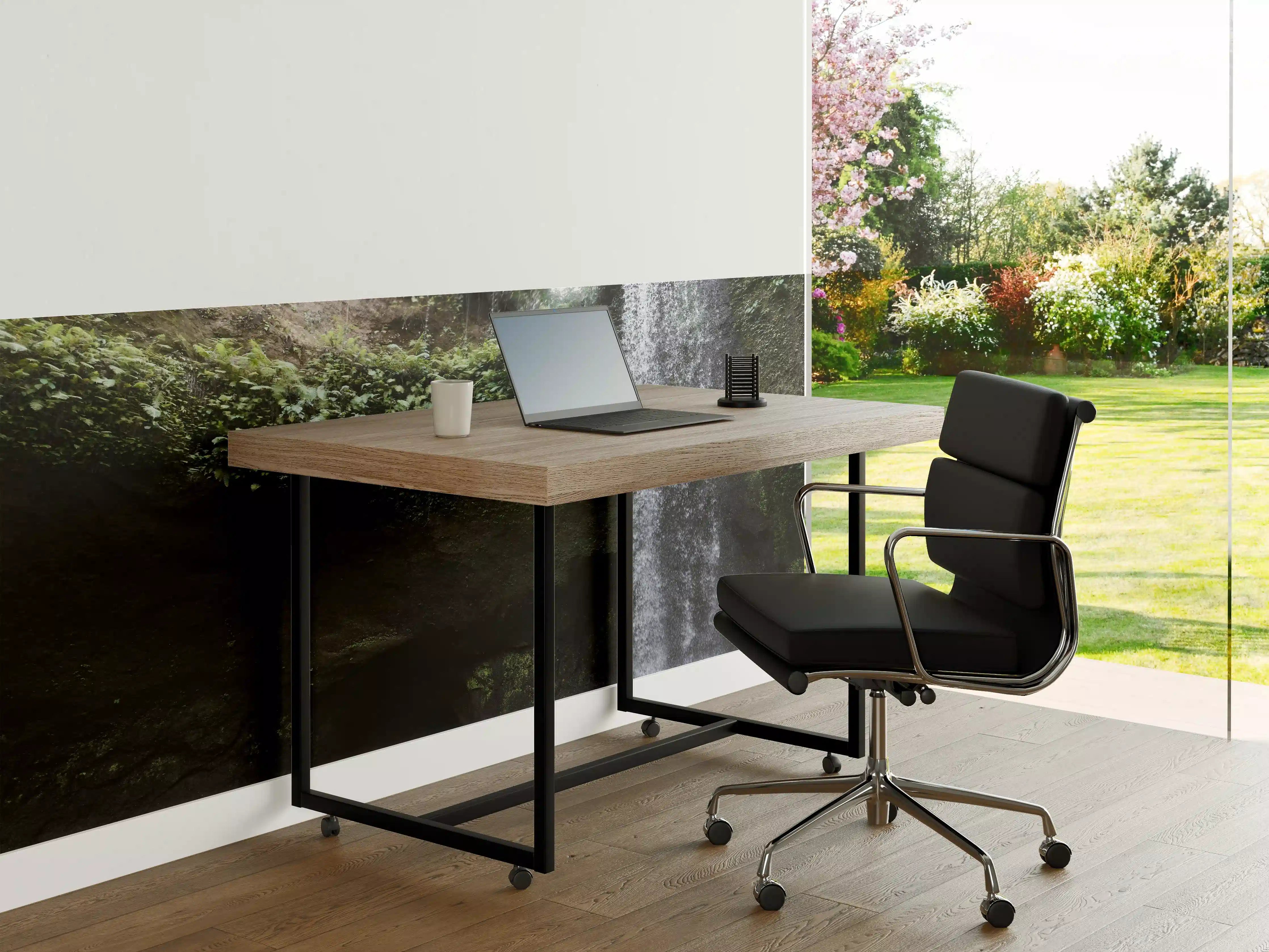Büro Wandgestaltung - Wasserfall in Bali im Herbst