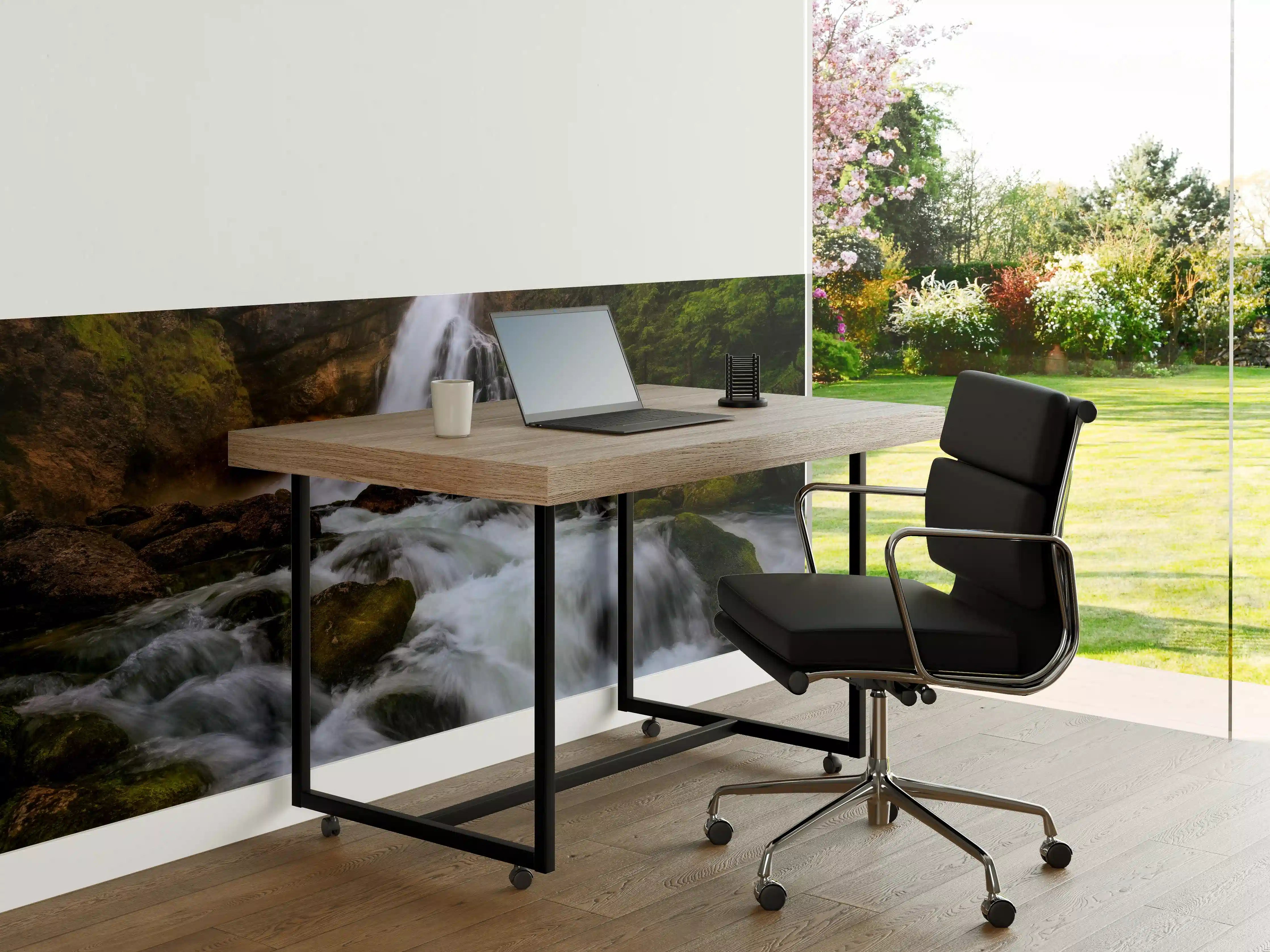 Büro Wandgestaltung - Wasserfall in bergiger Region
