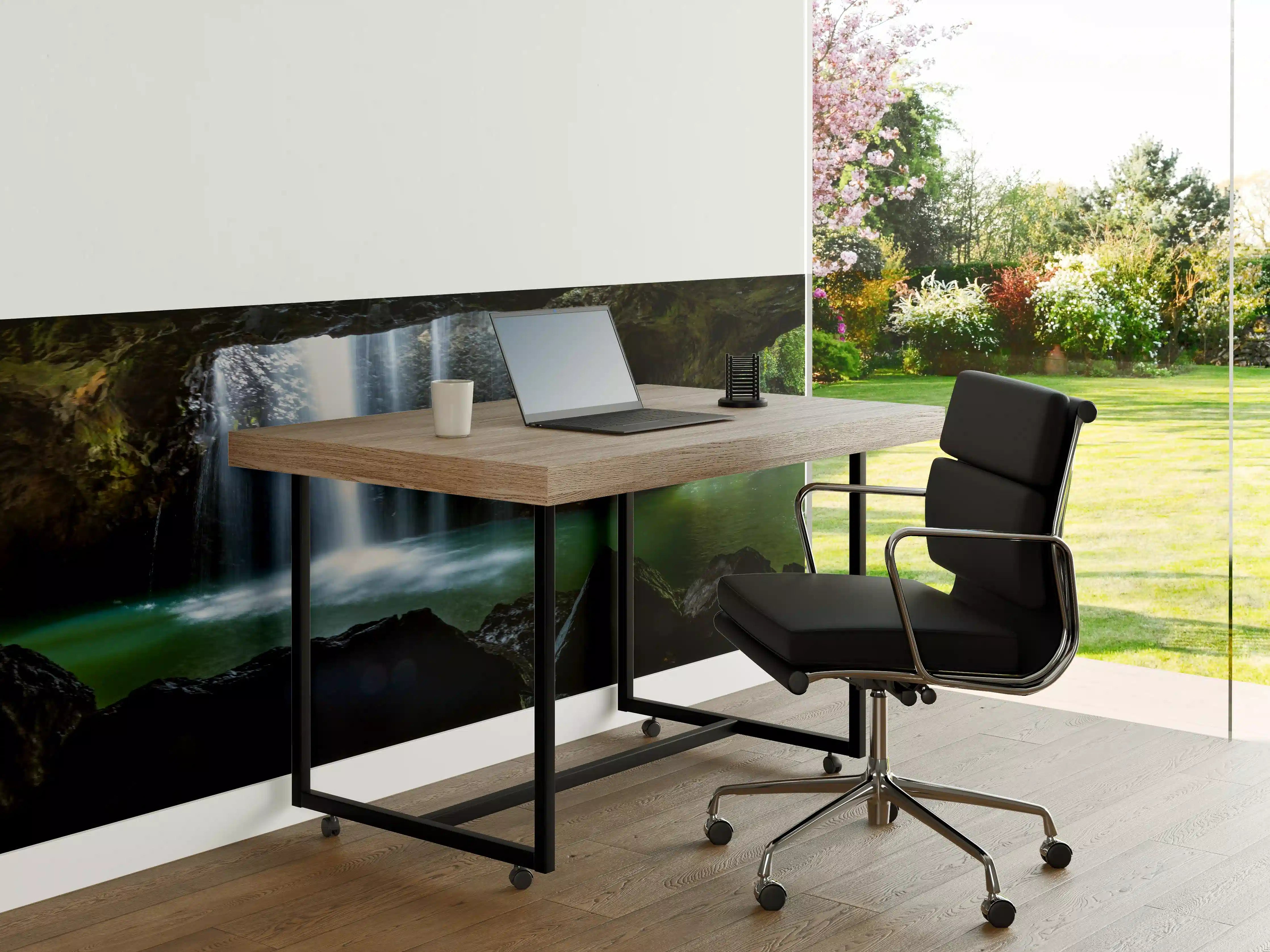 Büro Wandgestaltung - Wasserfall in der Höhle
