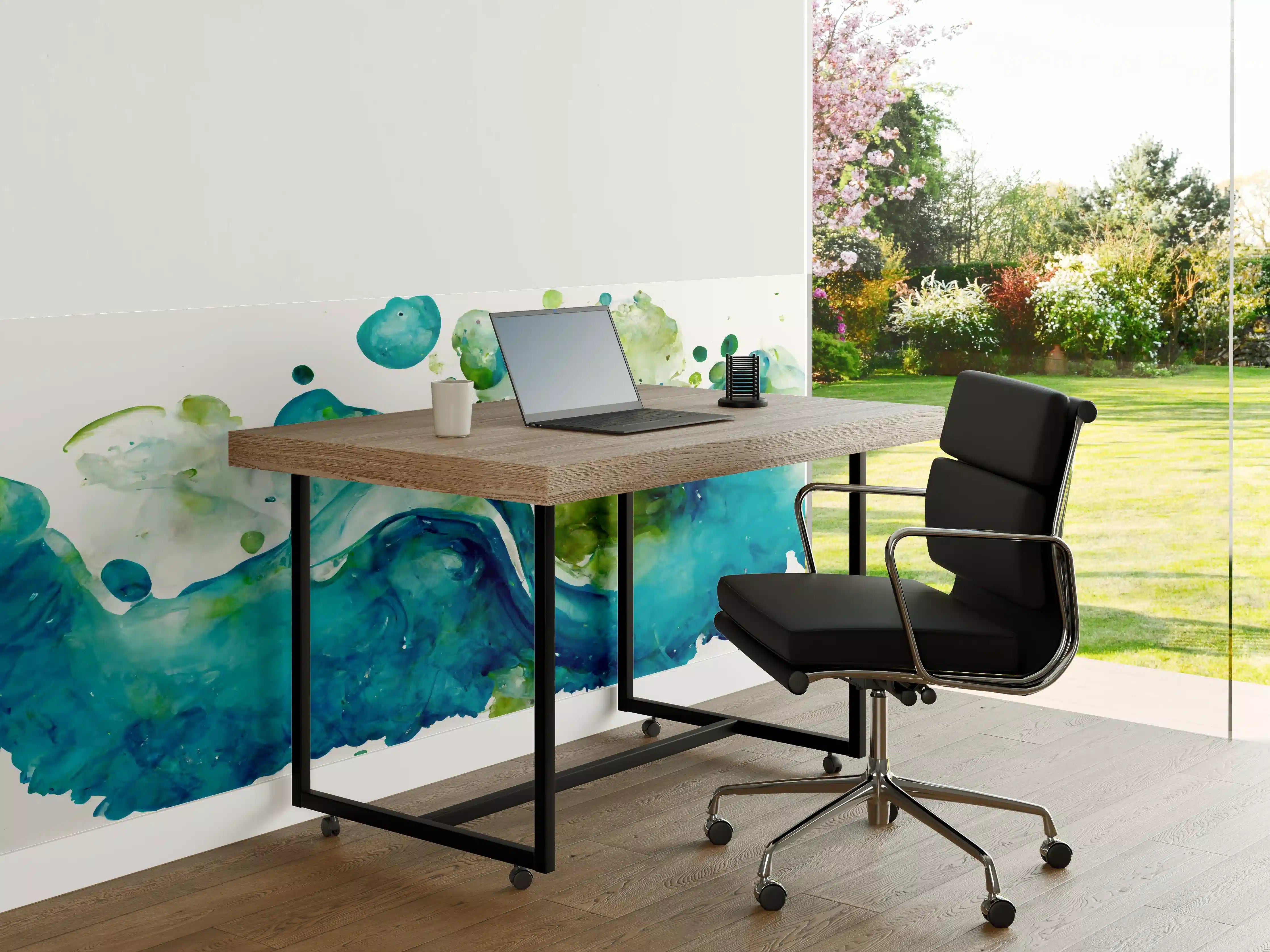 Büro Wandgestaltung - Wassertropfen - Kunstmalerei