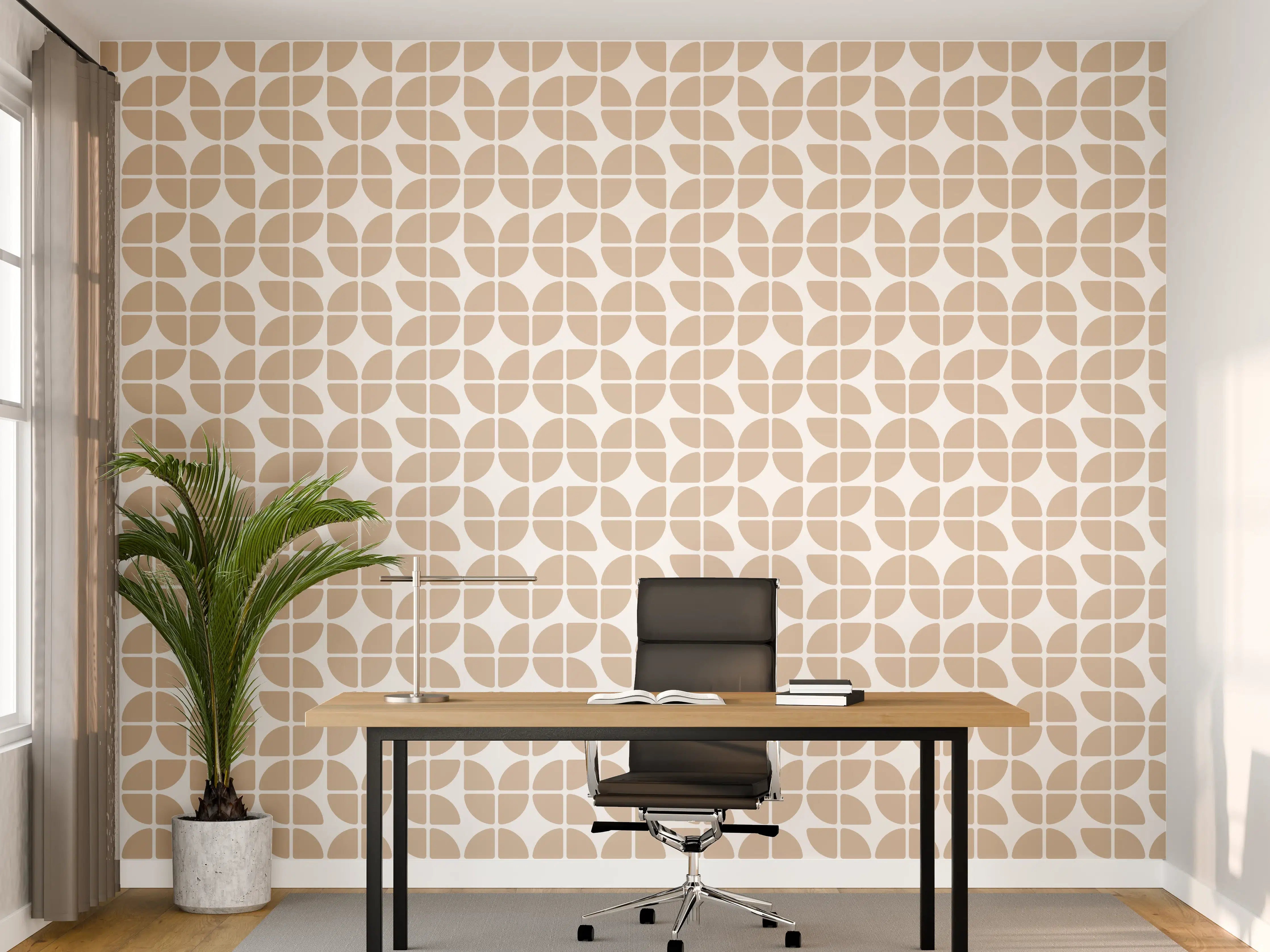 Büro Wandgestaltung - Weiß-Grau-Muster-Textur