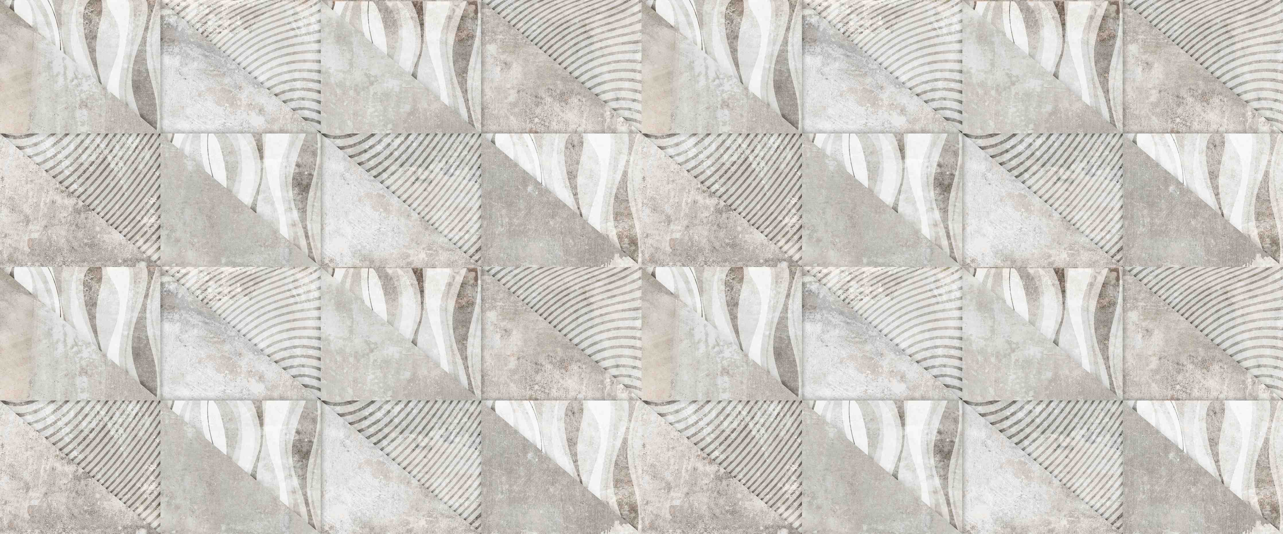Büro Wandgestaltung-Weiß-Graue Beton-Textur Muster