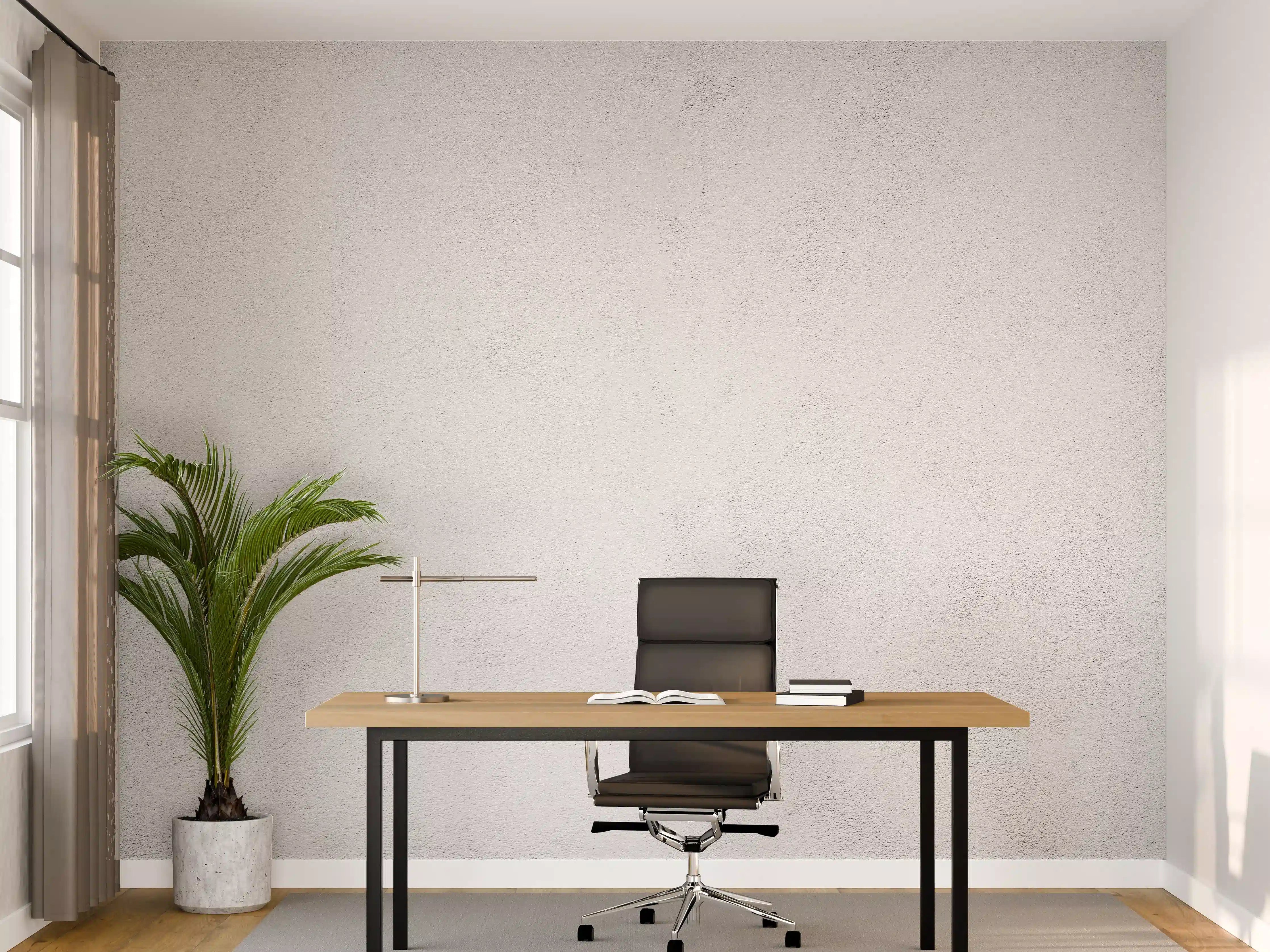 Büro Wandgestaltung - Weiß-gräuliche Betonwand