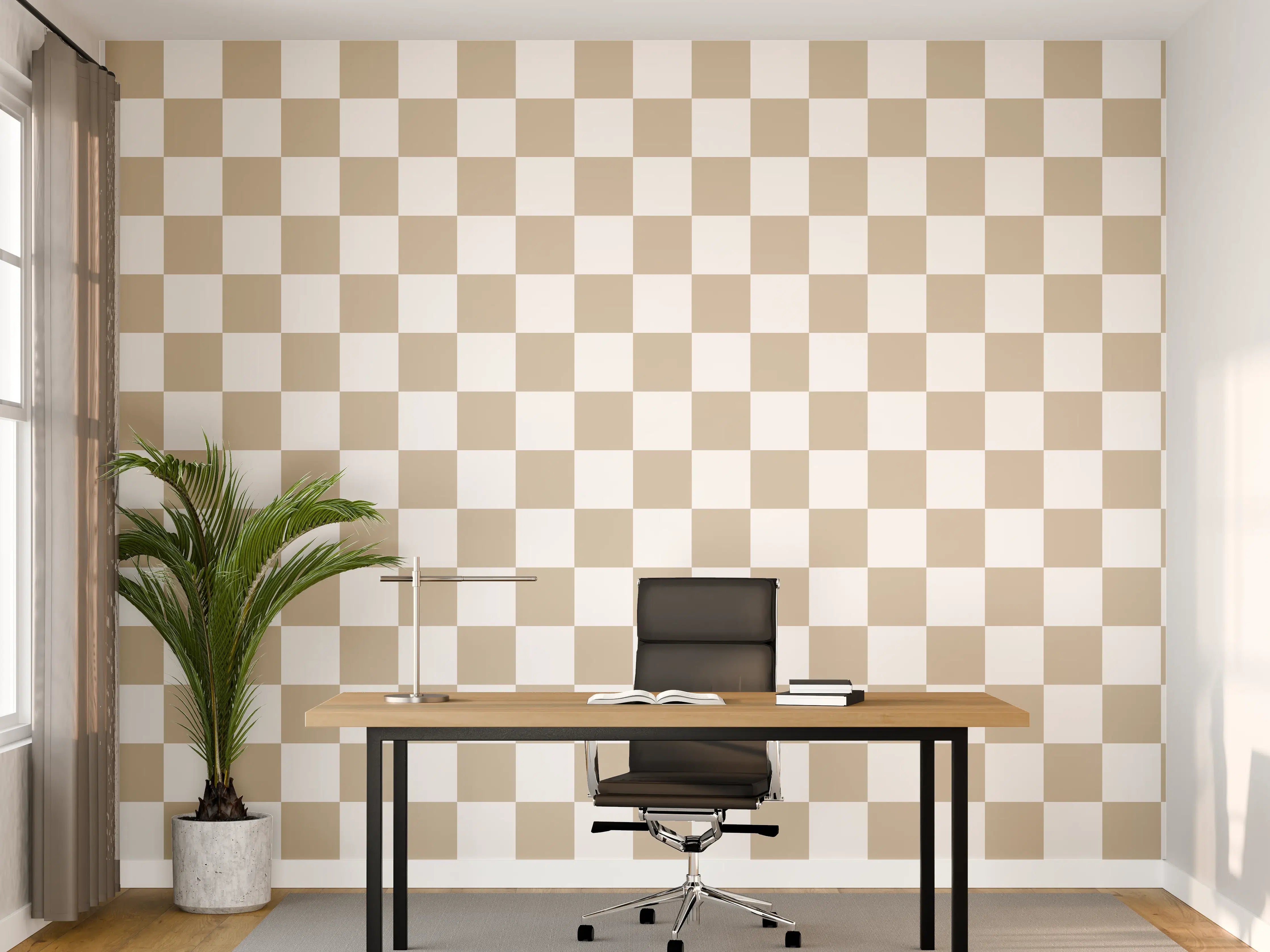 Büro Wandgestaltung - Weiße Marmortextur mit subtilen Graunuancen