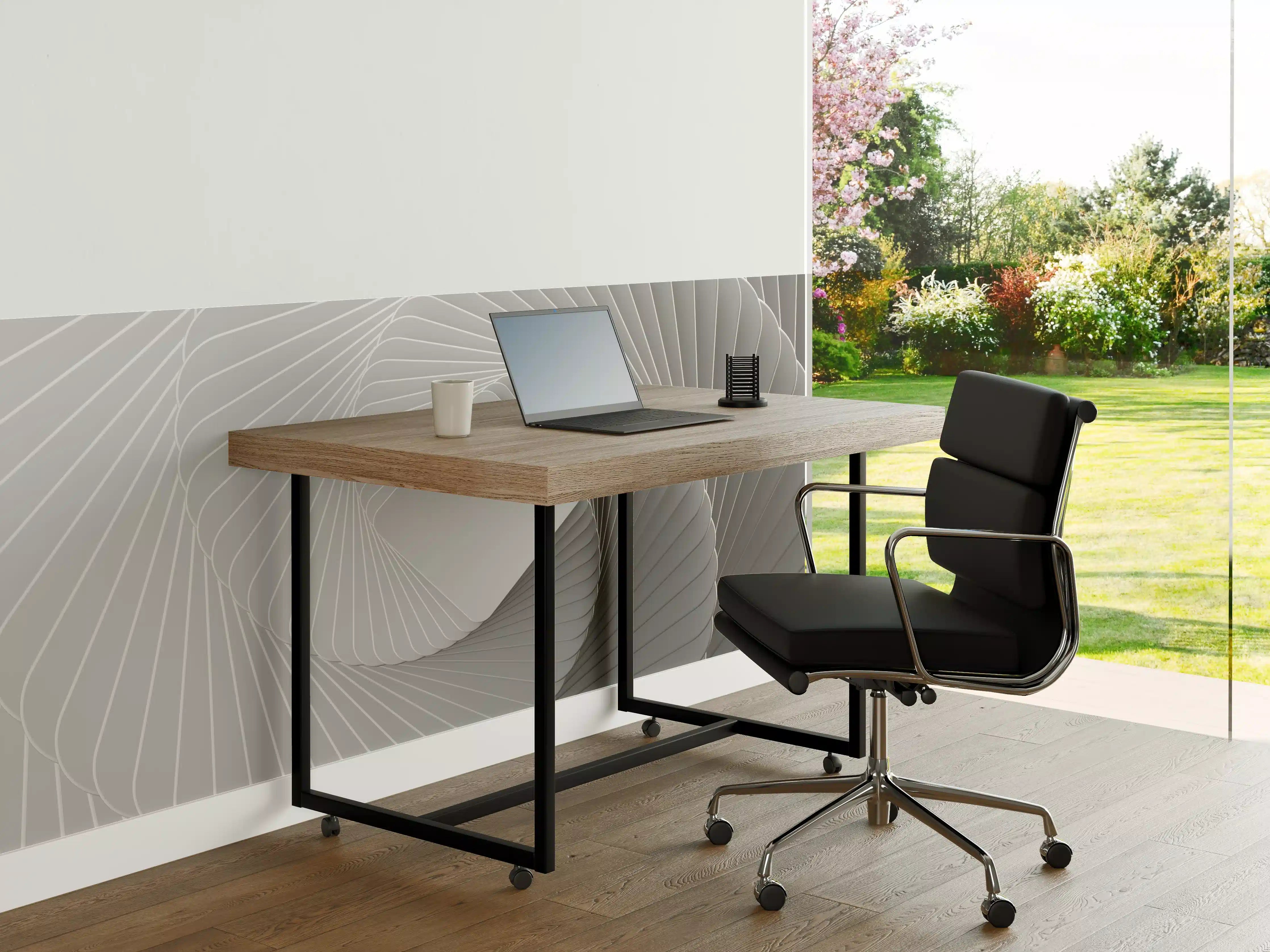 Büro Wandgestaltung - Weiße Quadrate - Illusion  