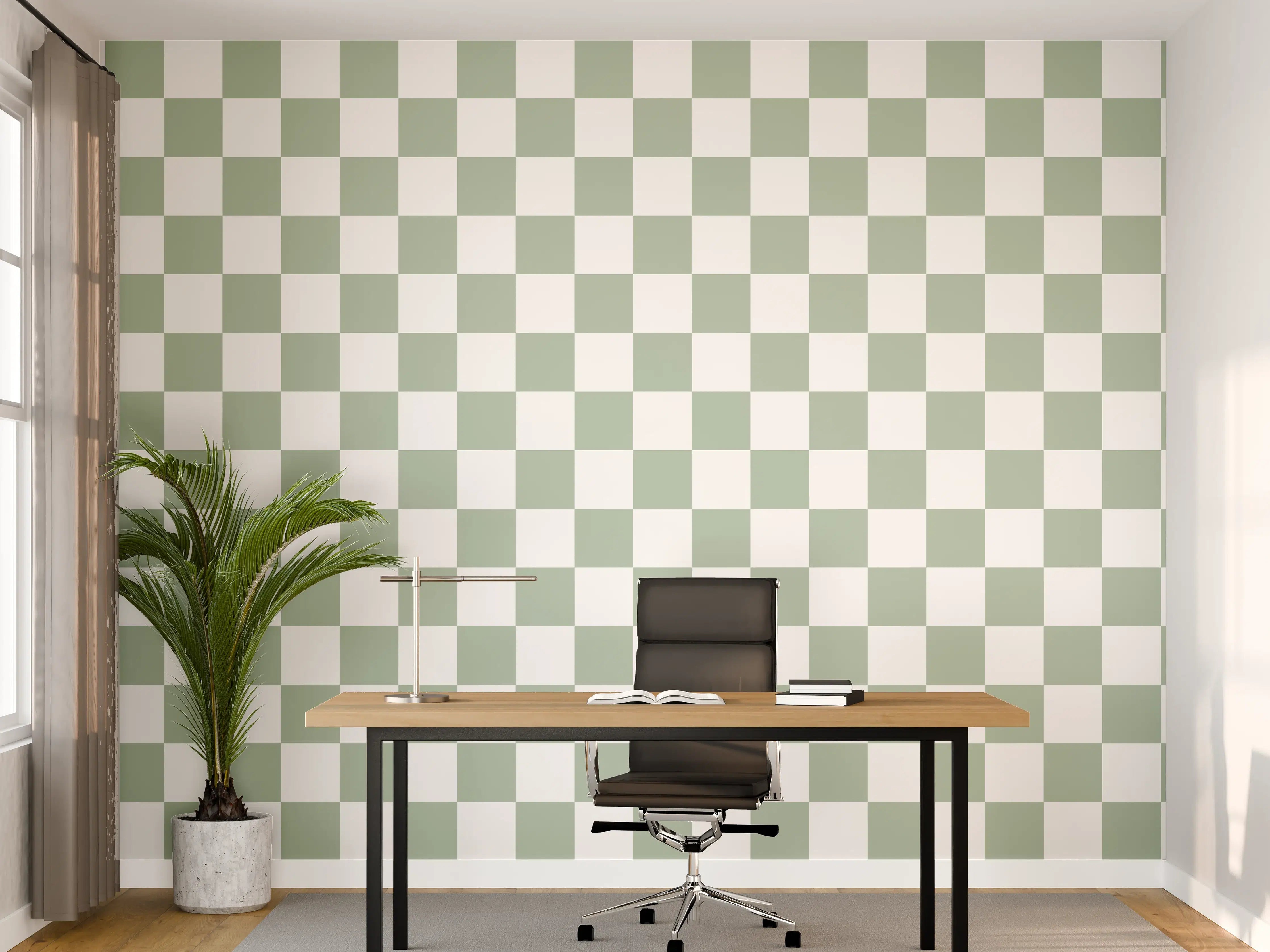 Büro Wandgestaltung - Weiße Wand mit zartem Grauen und strukturierter Oberfläche