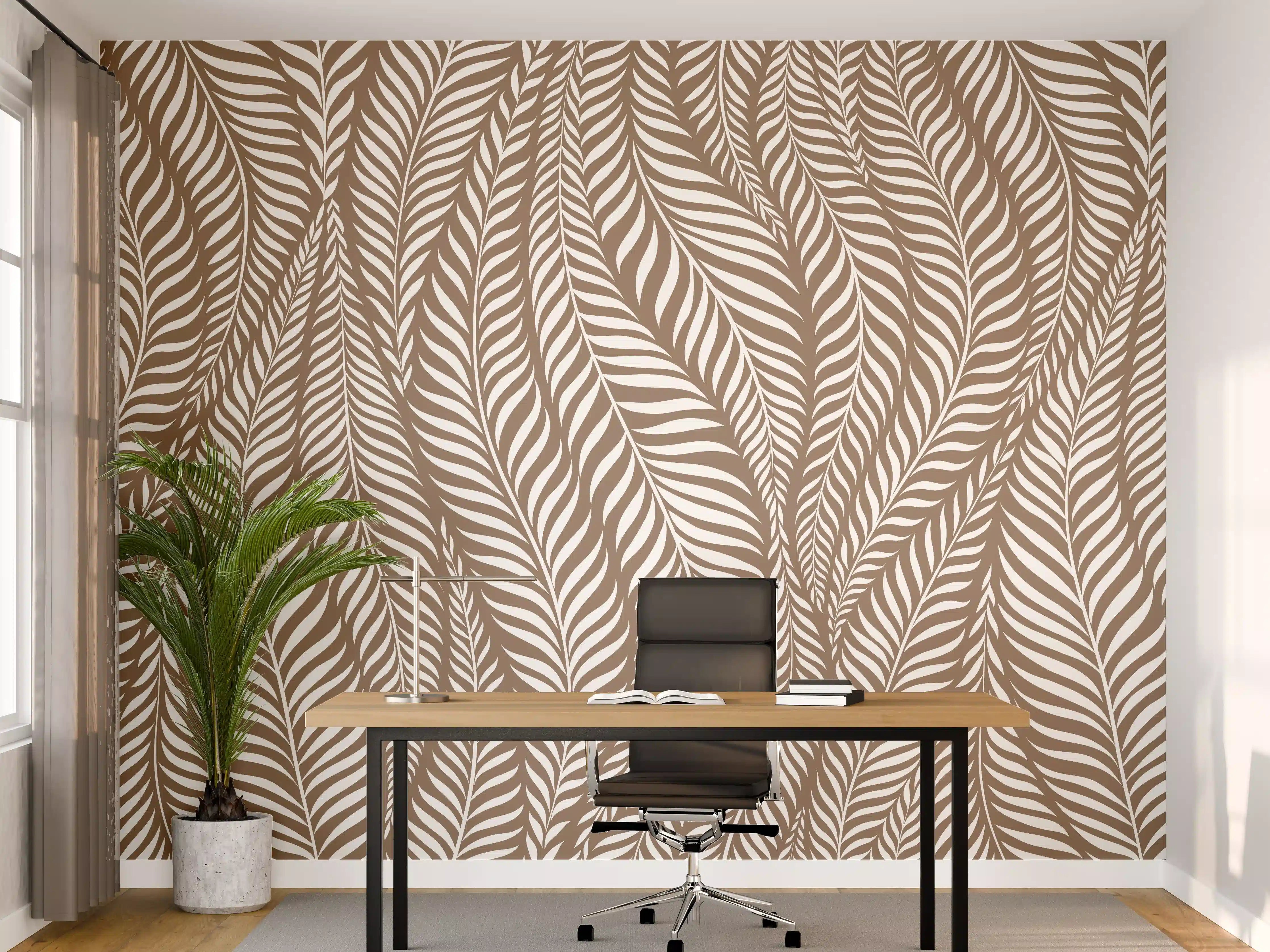 Büro Wandgestaltung - Weiße, elegante Dekoration