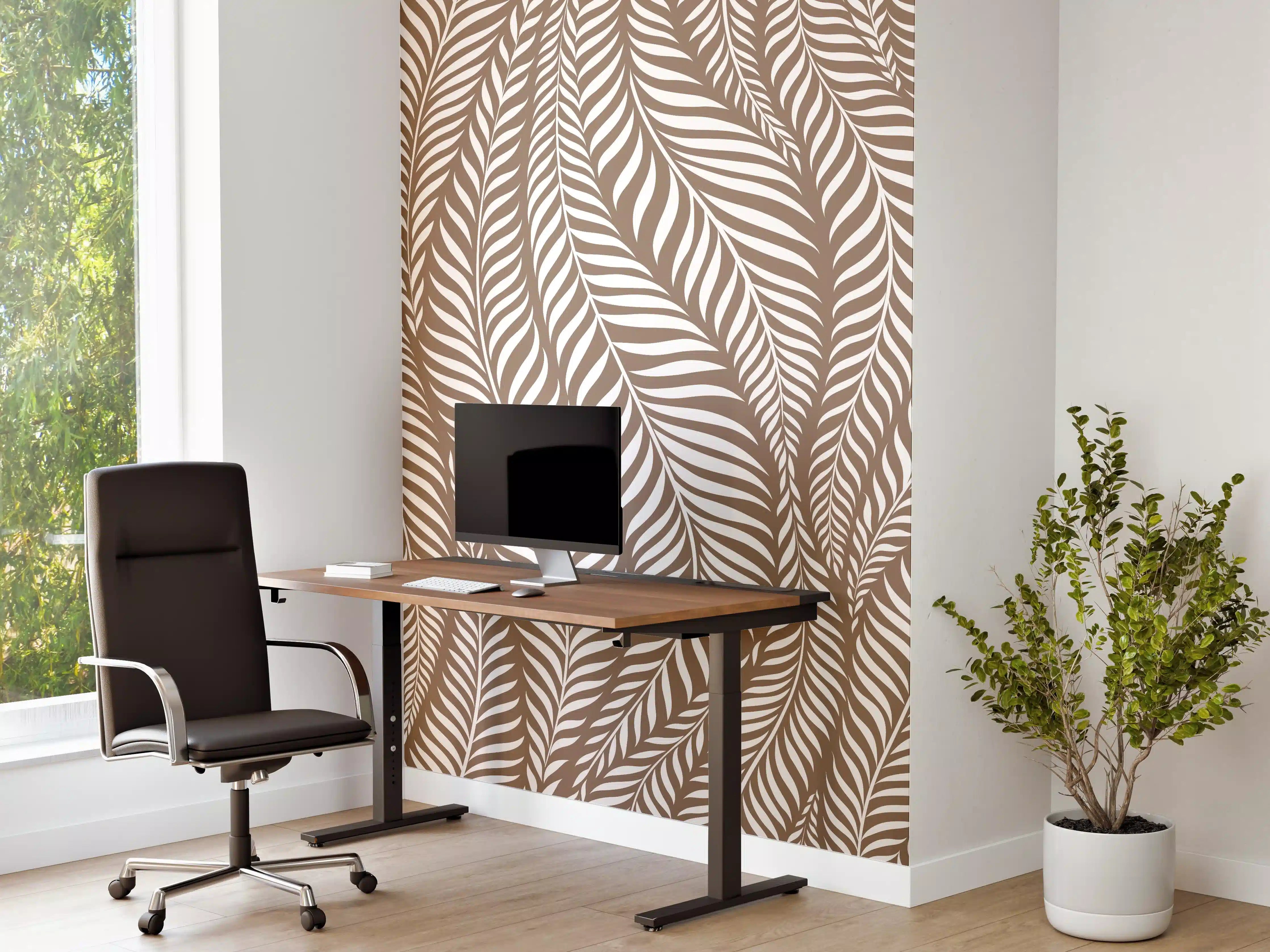 Büro Wandgestaltung - Weiße, elegante Dekoration