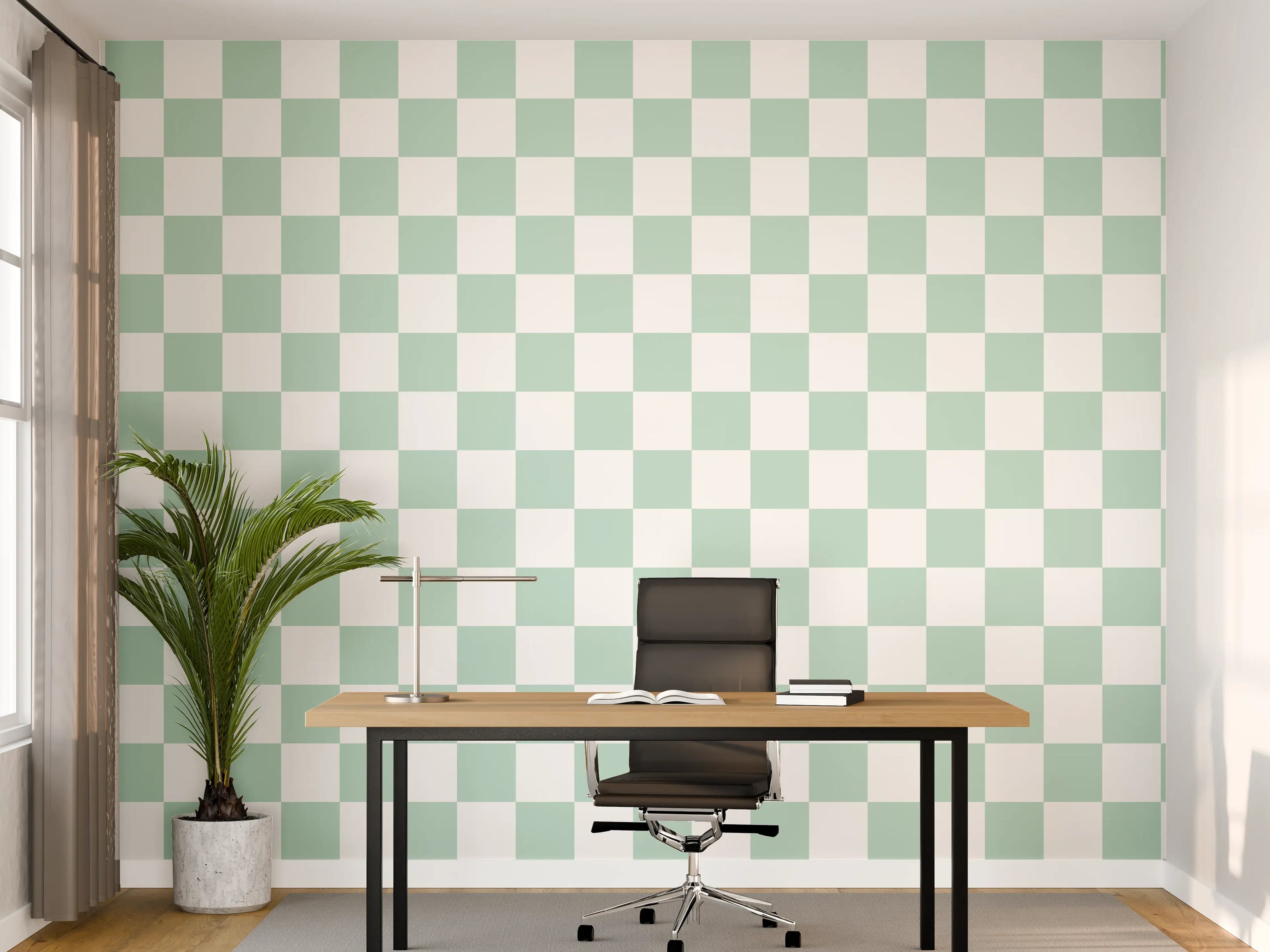 Büro Wandgestaltung - Weiße, graue Fliesen mit moderner Struktur