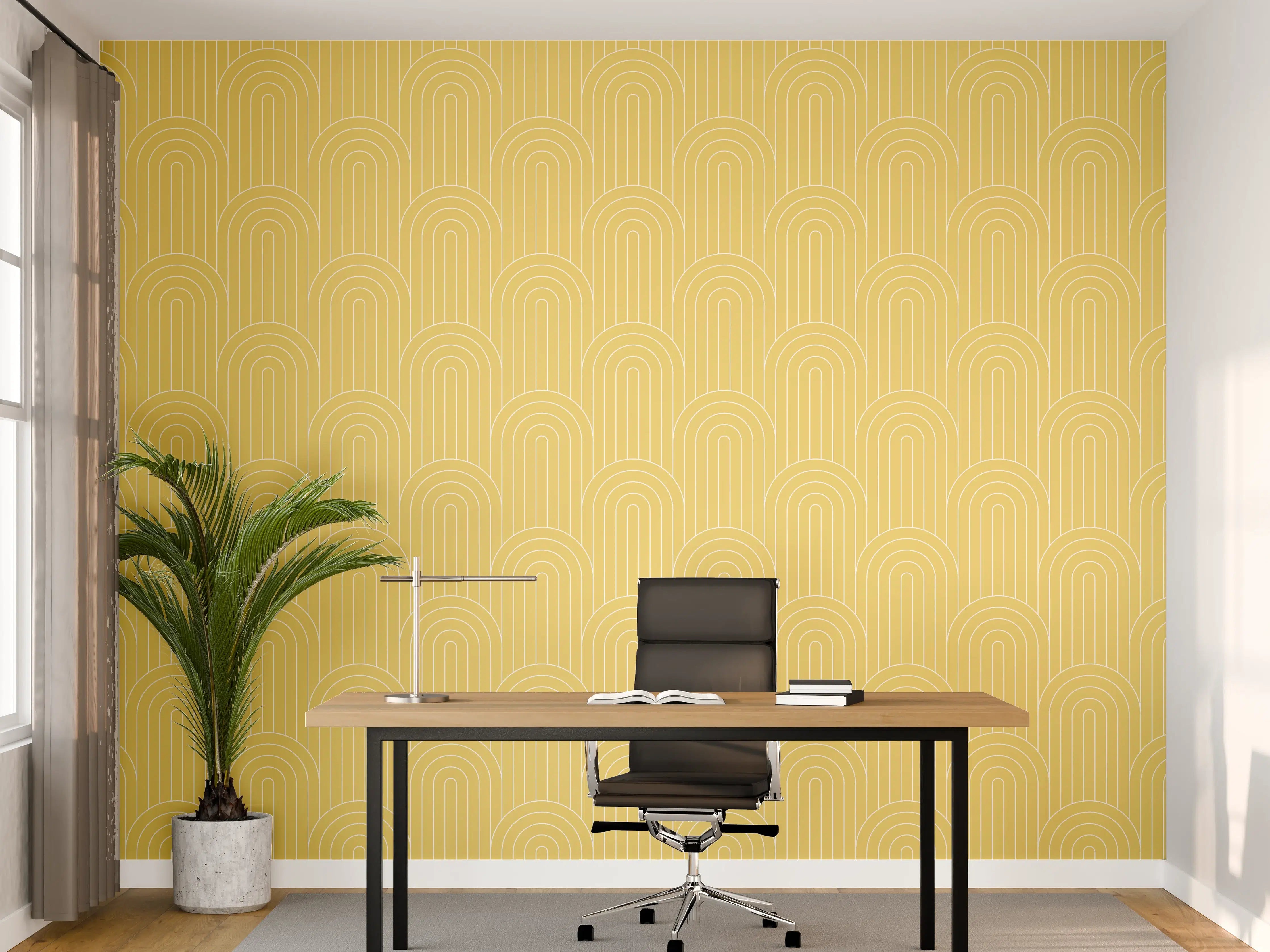 Büro Wandgestaltung - Weißer Marmor mit eleganten Grau-Nuancen