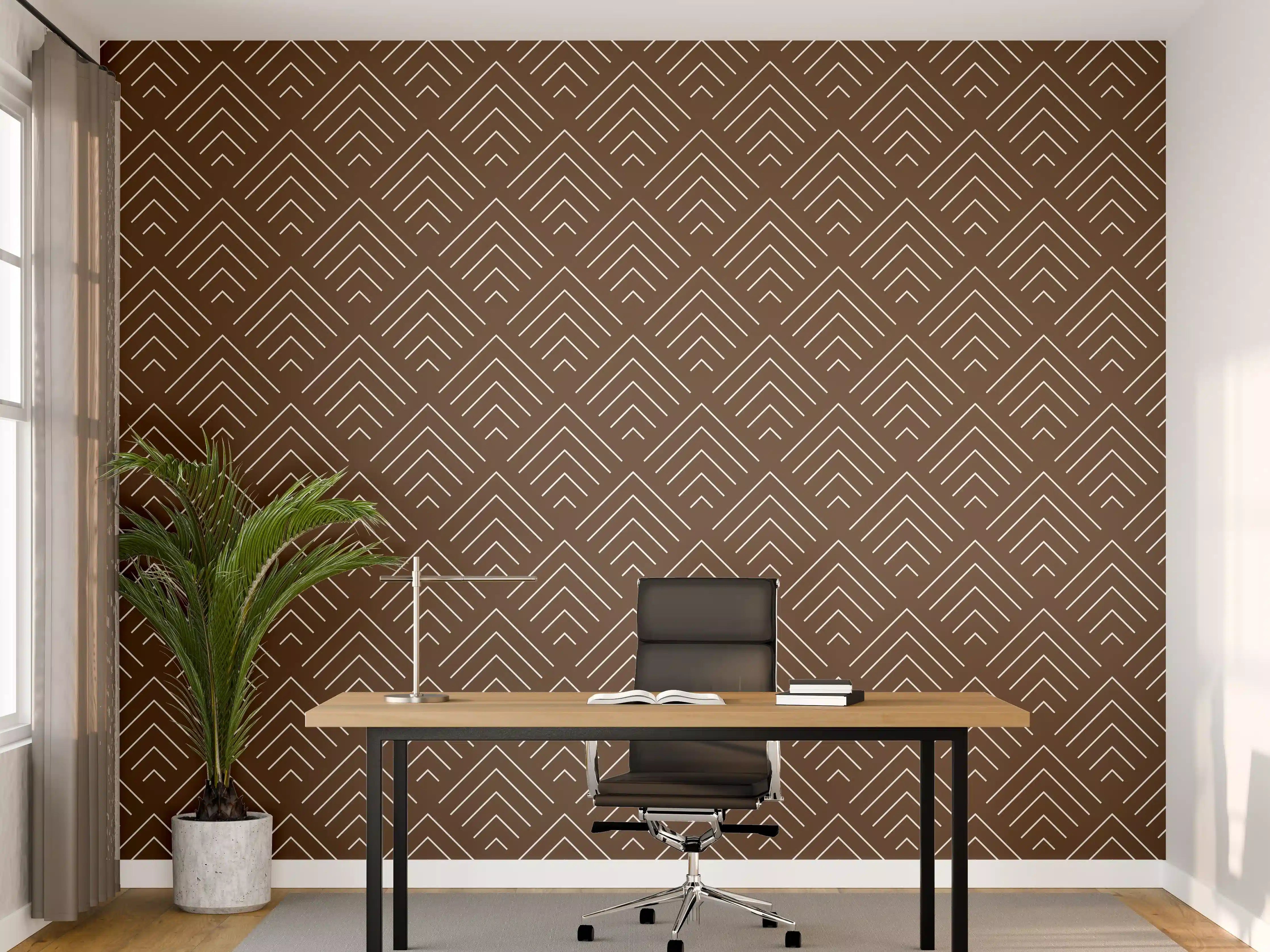 Büro Wandgestaltung - Weißer Marmor mit eleganten Grau-Nuancen und strukturierter Oberfläche