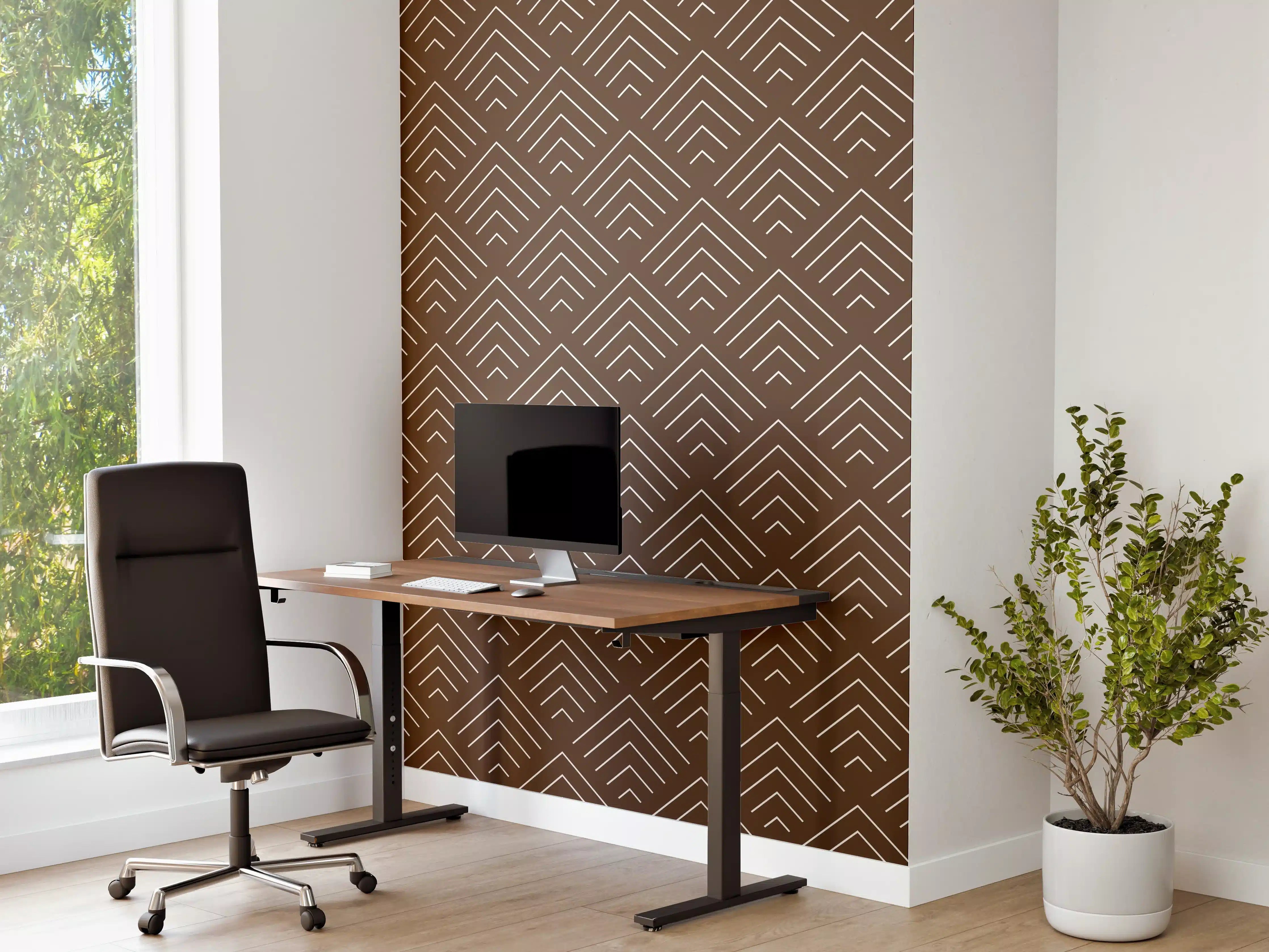 Büro Wandgestaltung - Weißer Marmor mit eleganten Grau-Nuancen und strukturierter Oberfläche