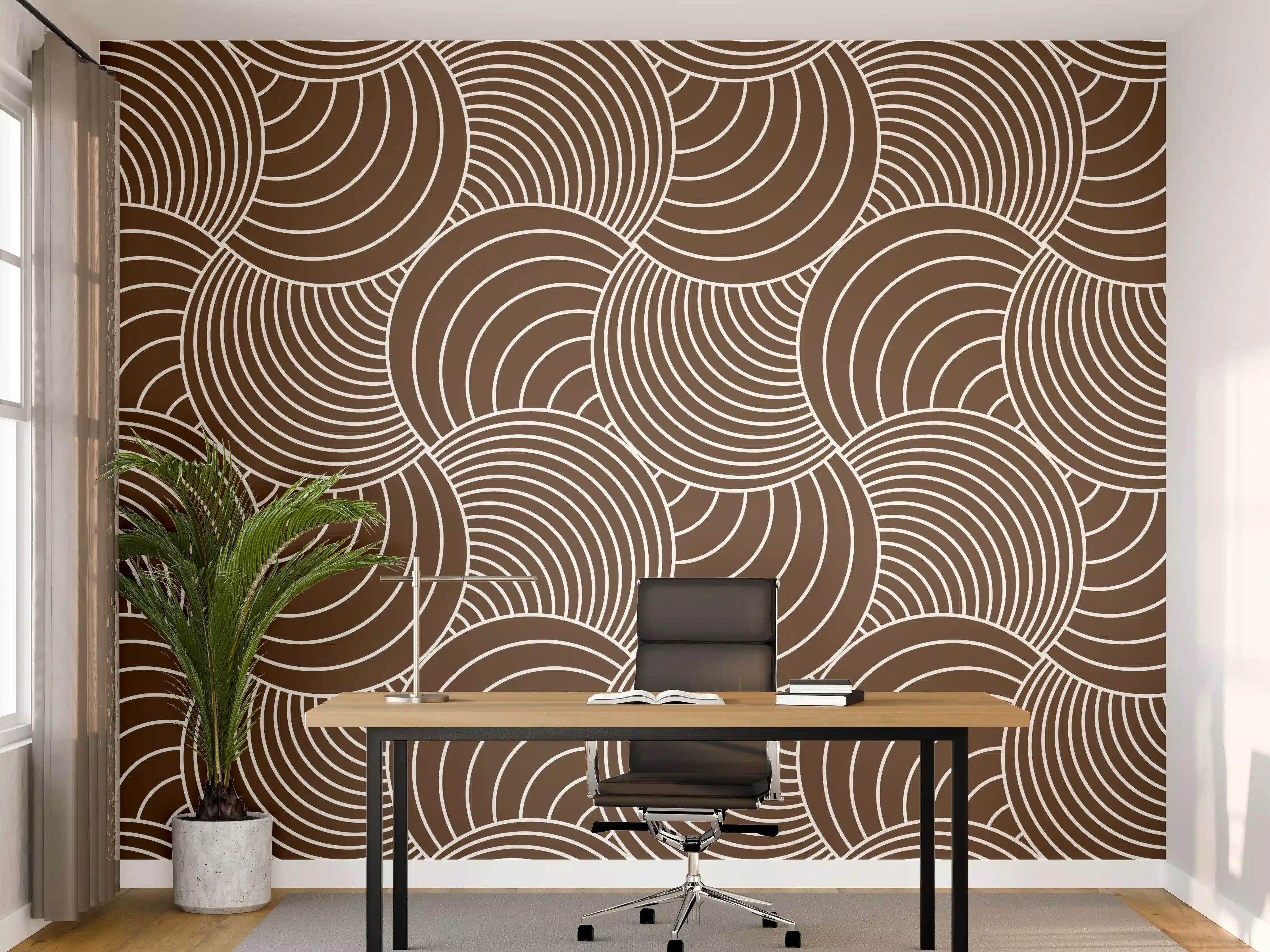 Büro Wandgestaltung - Weißer Marmor mit eleganten Graunuancen und Textur