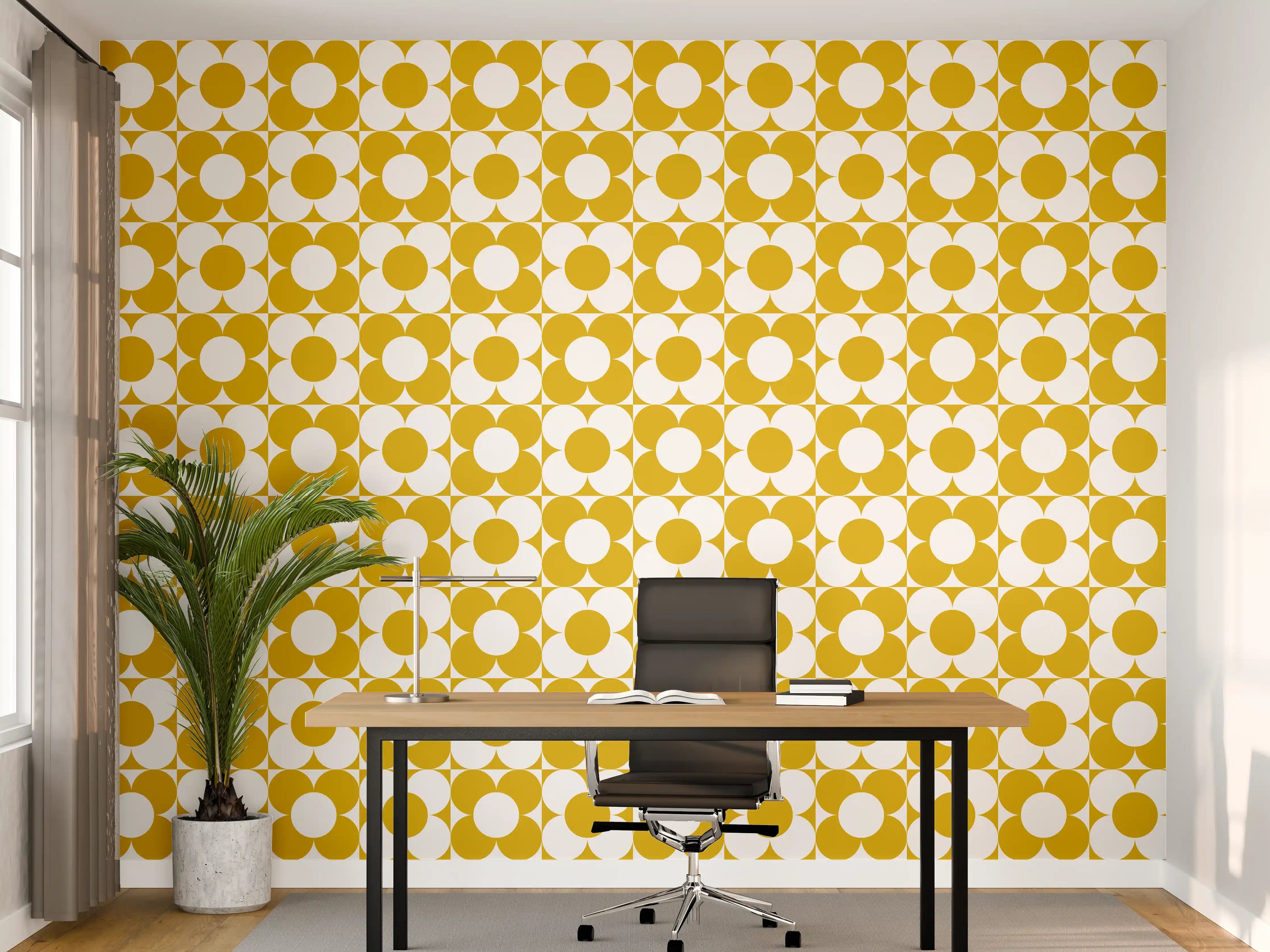 Büro Wandgestaltung - Weißer Marmor mit feinen Grau Nuancen und Textur