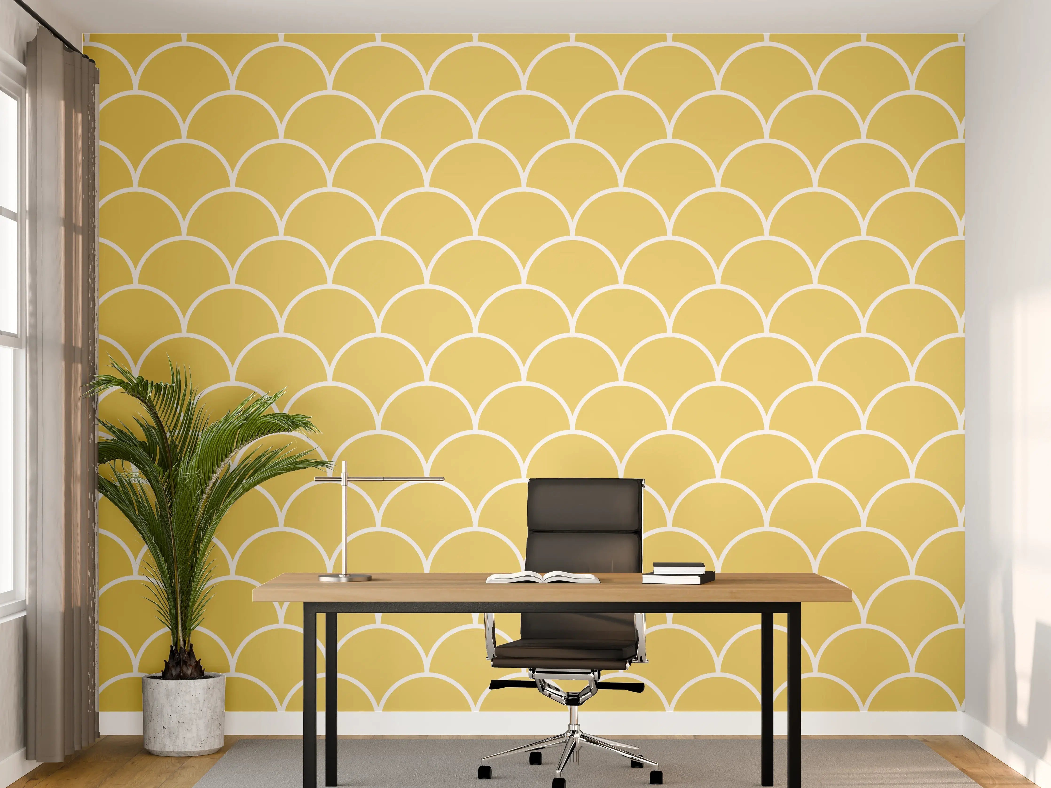 Büro Wandgestaltung - Weißer Marmor mit zarten Grau-Nuancen und glänzender Textur