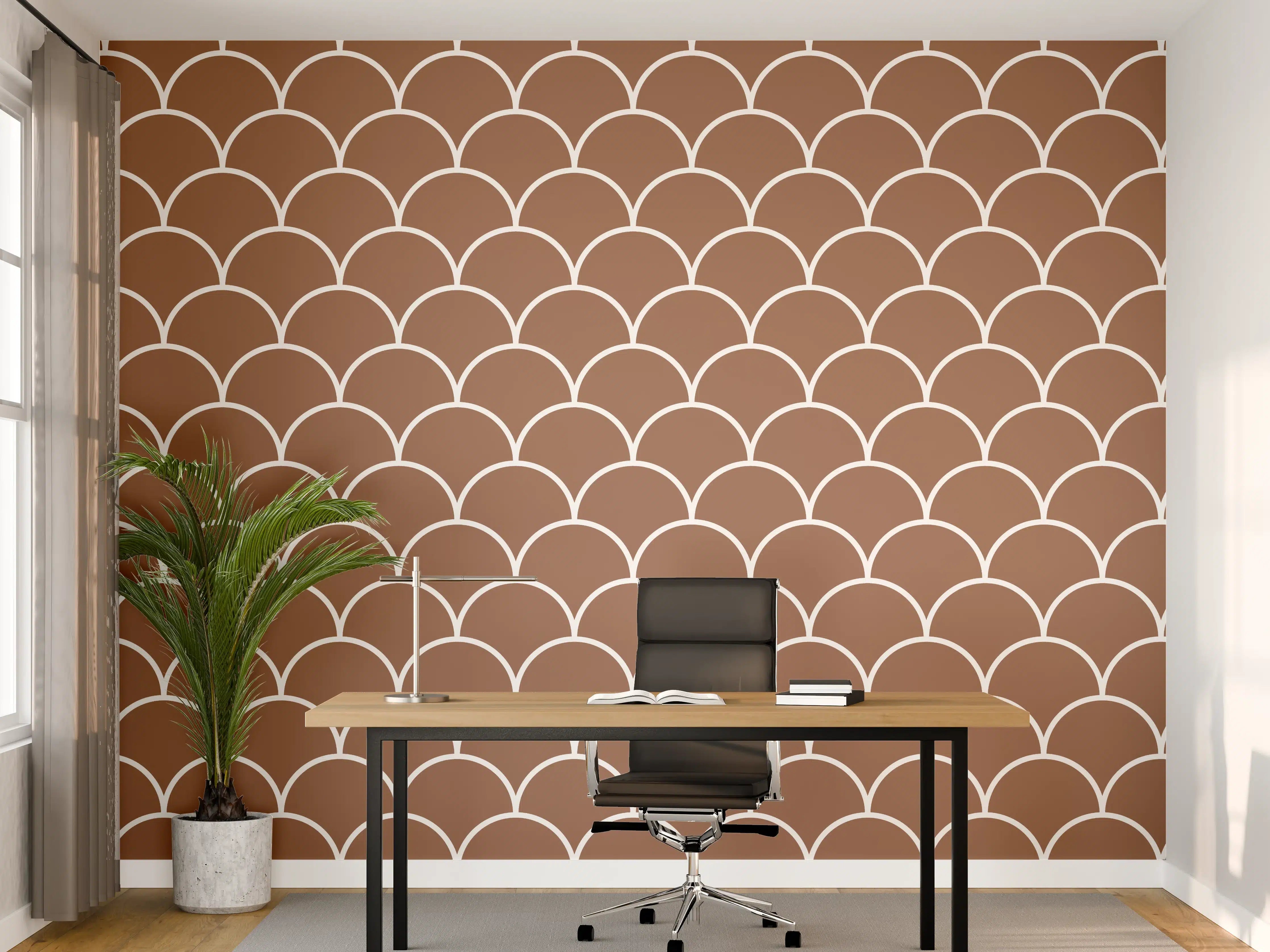Büro Wandgestaltung - Weißer Marmor mit zarten Grau-Tönen und Textur