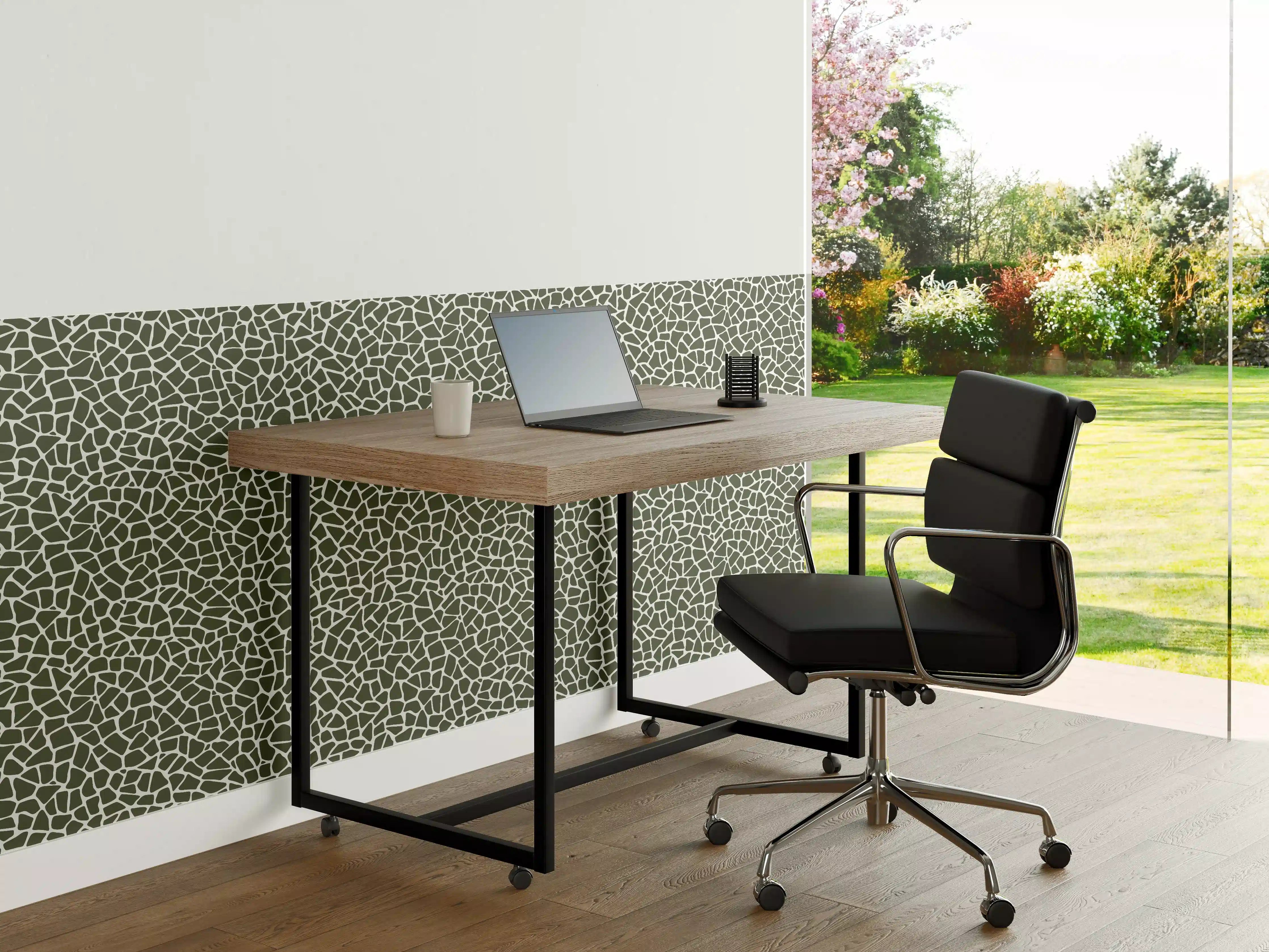Büro Wandgestaltung - Weißer Marmor mit zarten Graunuancen und edler Textur