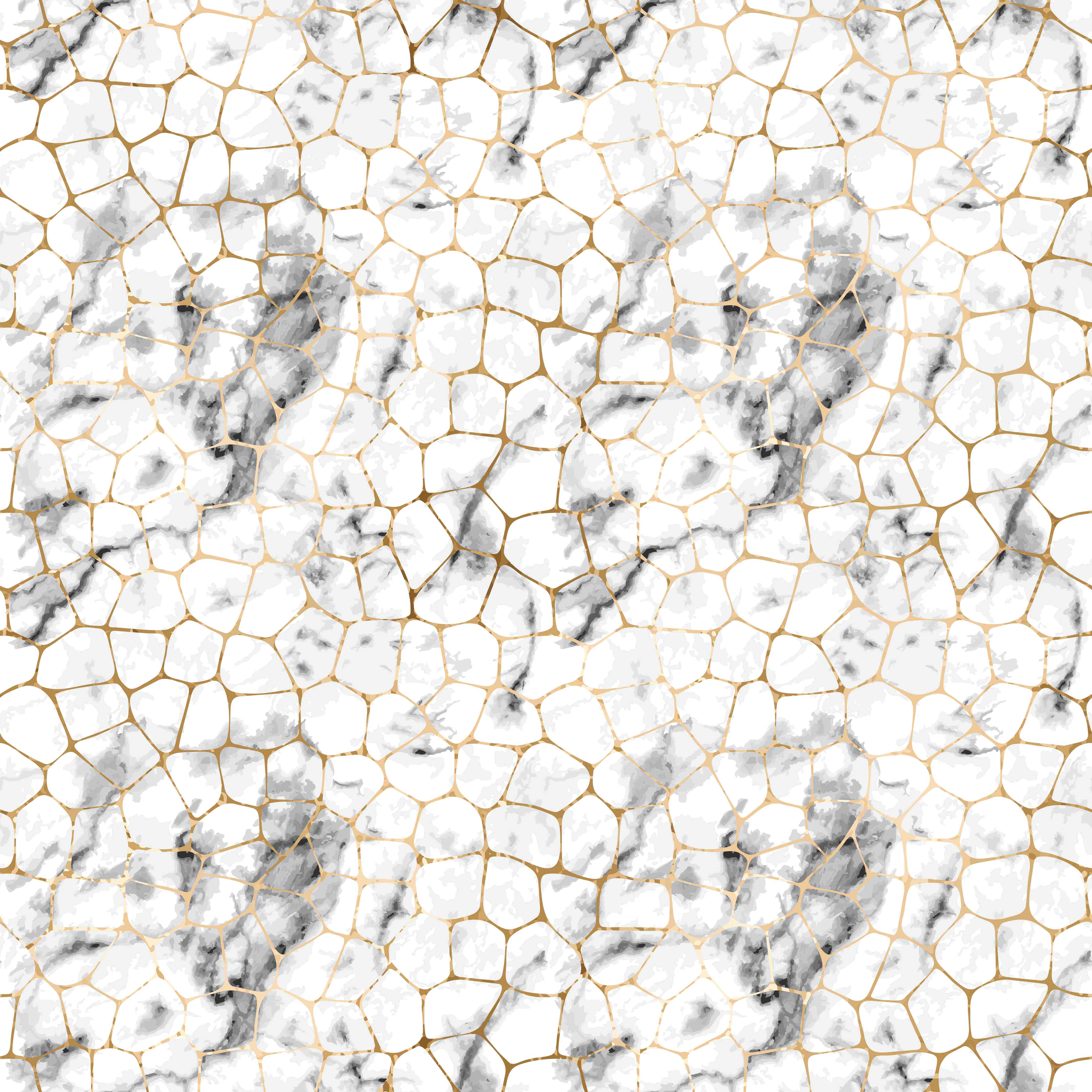 Büro Wandgestaltung-Weißes Marmor-Geometrie-Muster