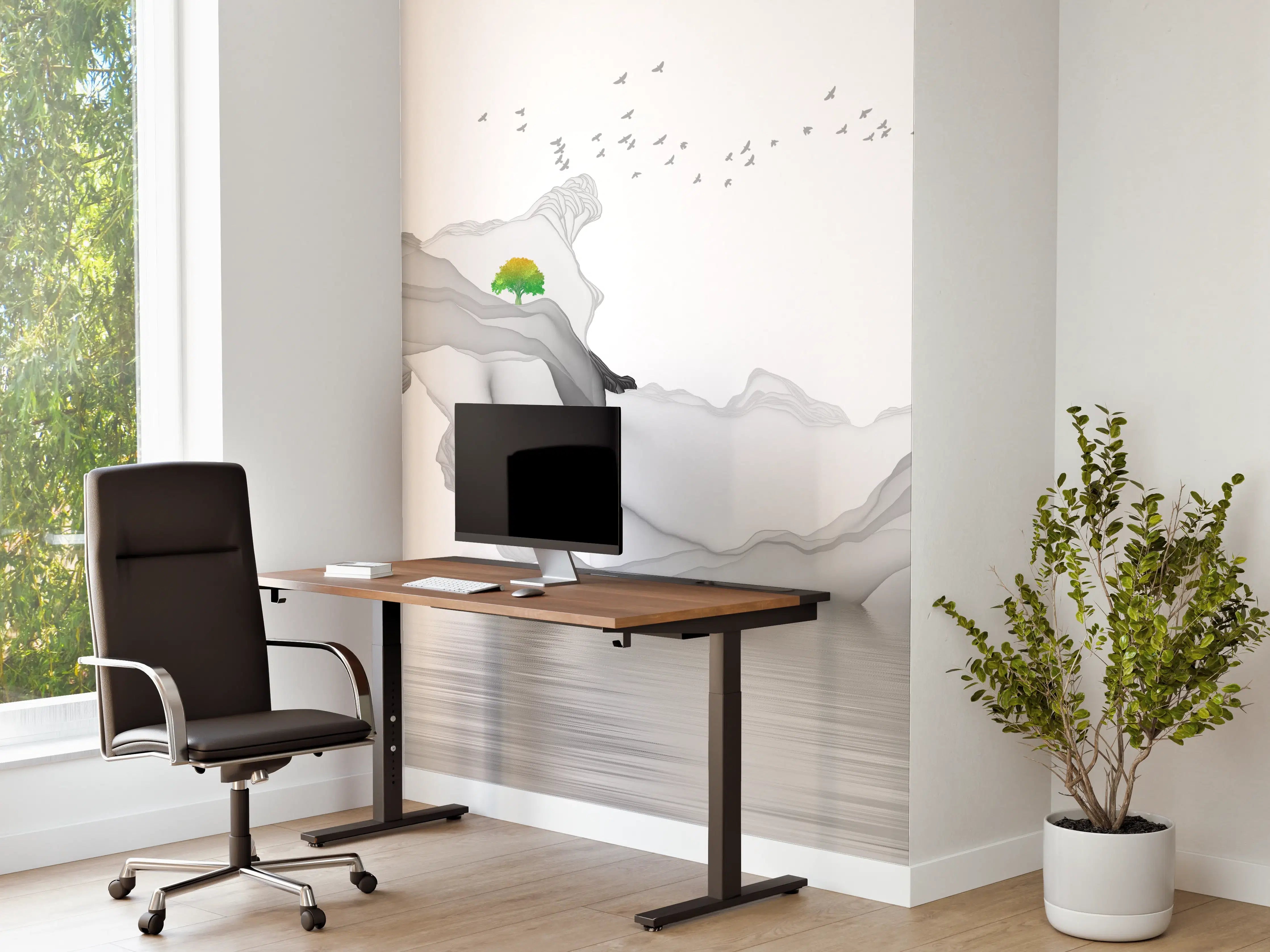 Büro Wandgestaltung - Weißes Meer Gemälde