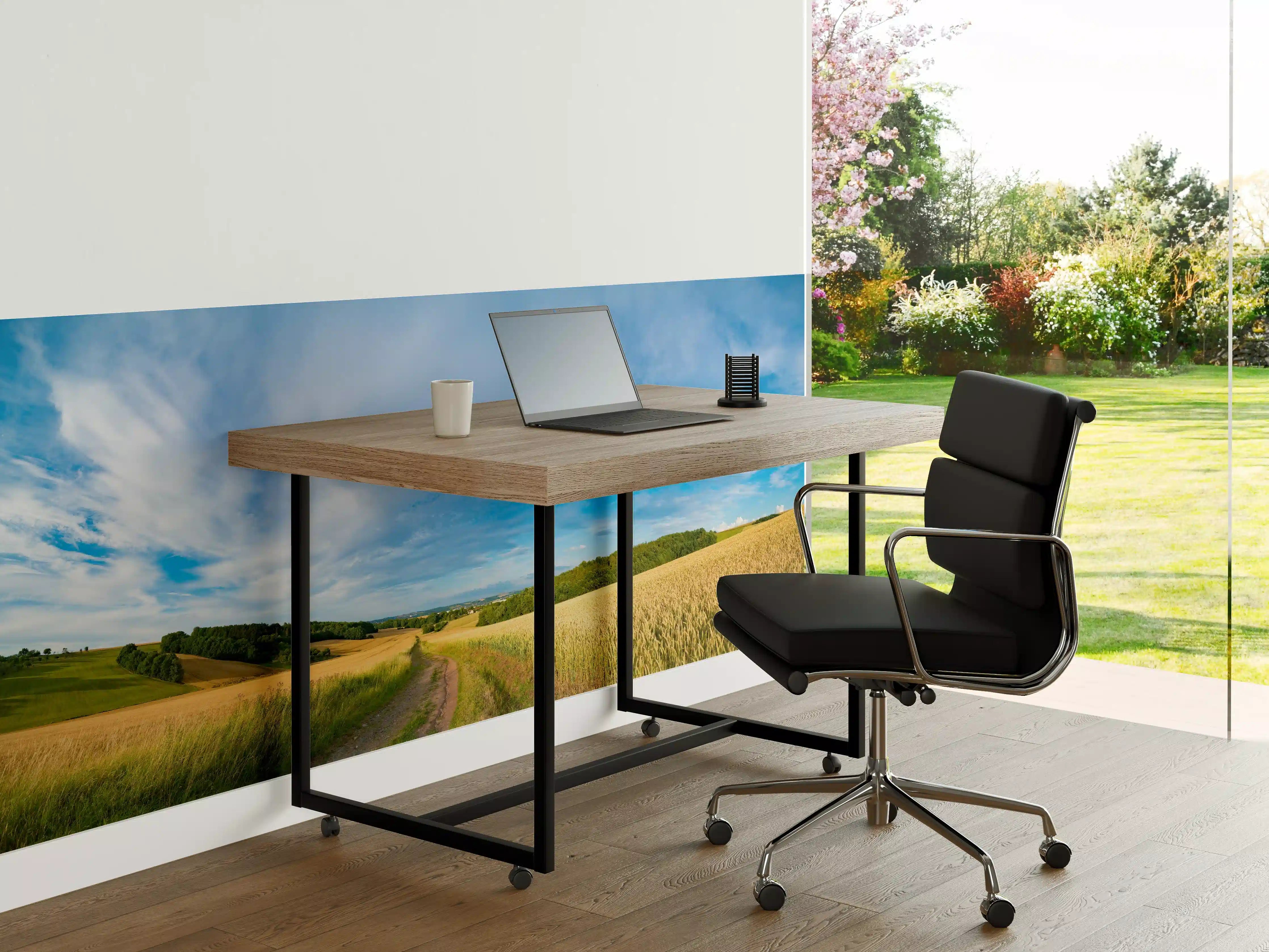 Büro Wandgestaltung - Weizenfeldes am Morgen - Kansas