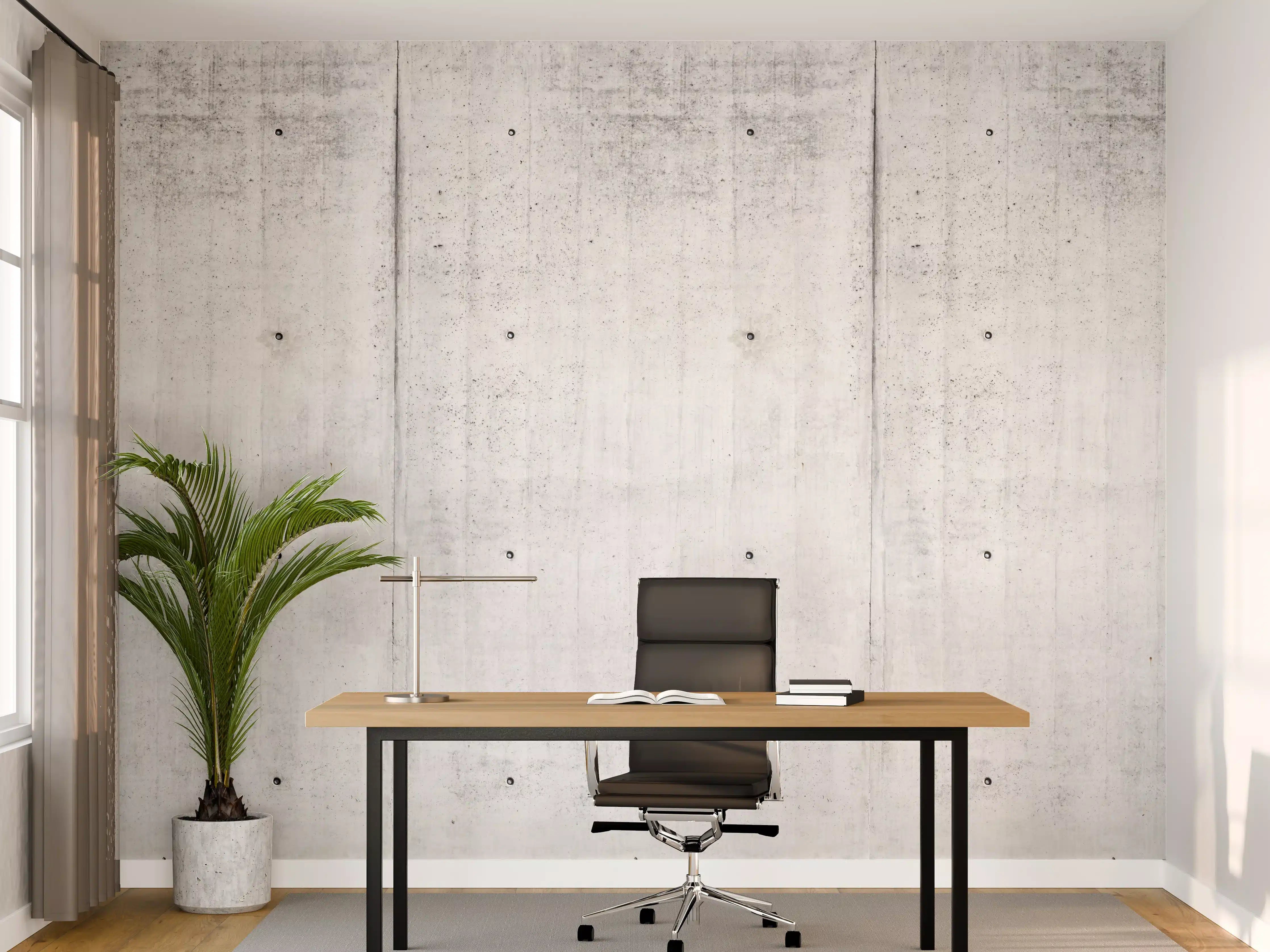 Büro Wandgestaltung - Wiederholtes Sichtbeton Textur