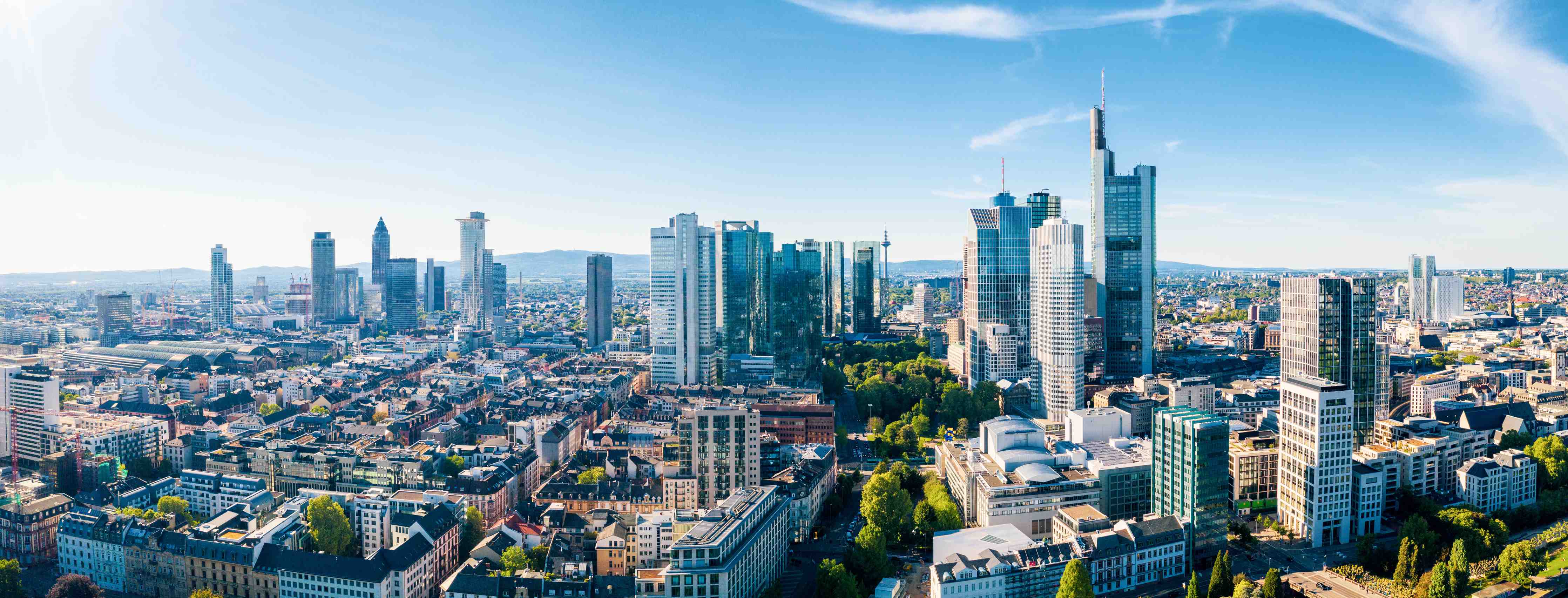 Büro Wandgestaltung-Wolkenkratzer -  Frankfurt am Main