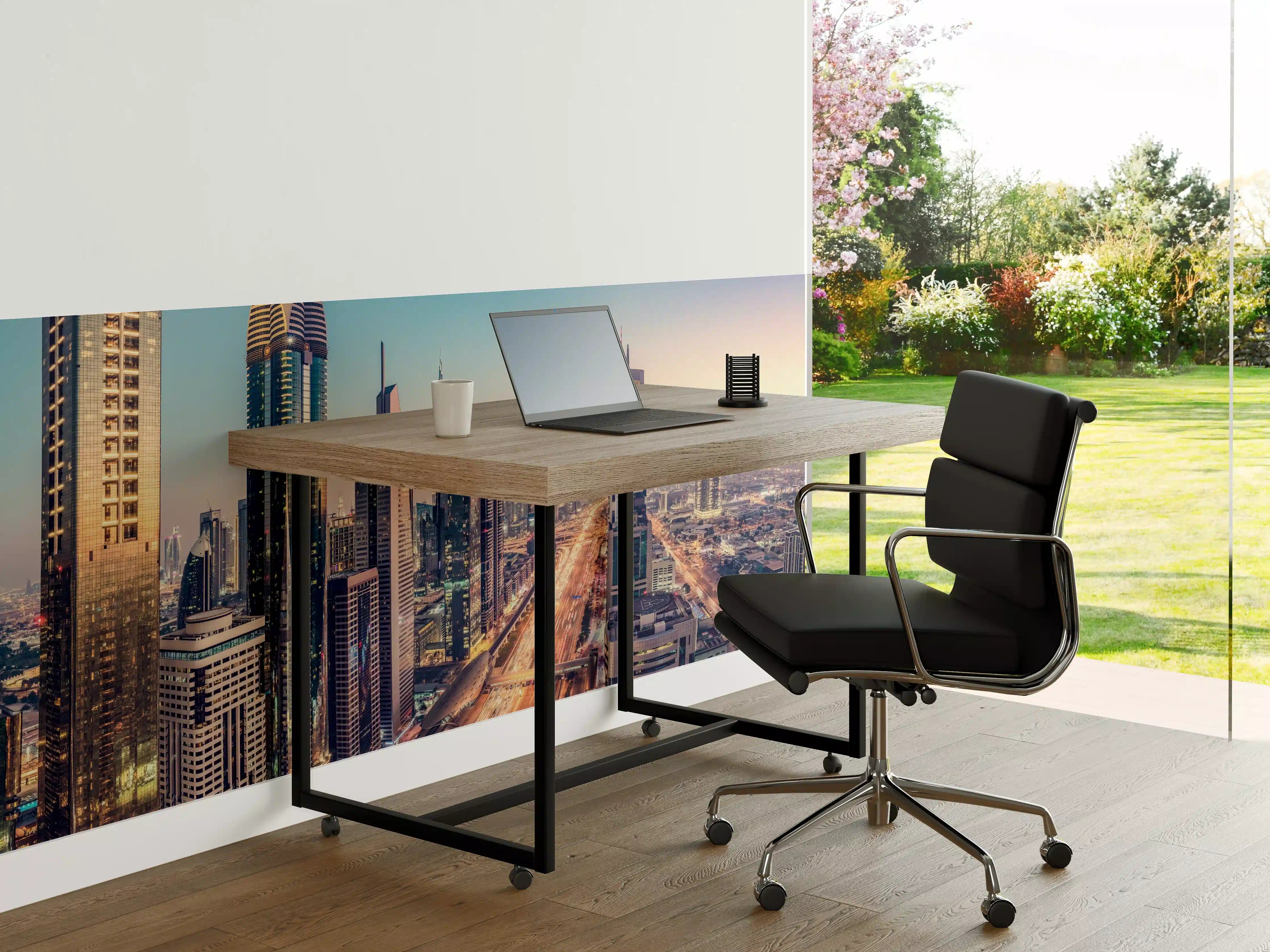 Büro Wandgestaltung - Wolkenkratzer - Hochhäuser in der Innenstadt von Dubai