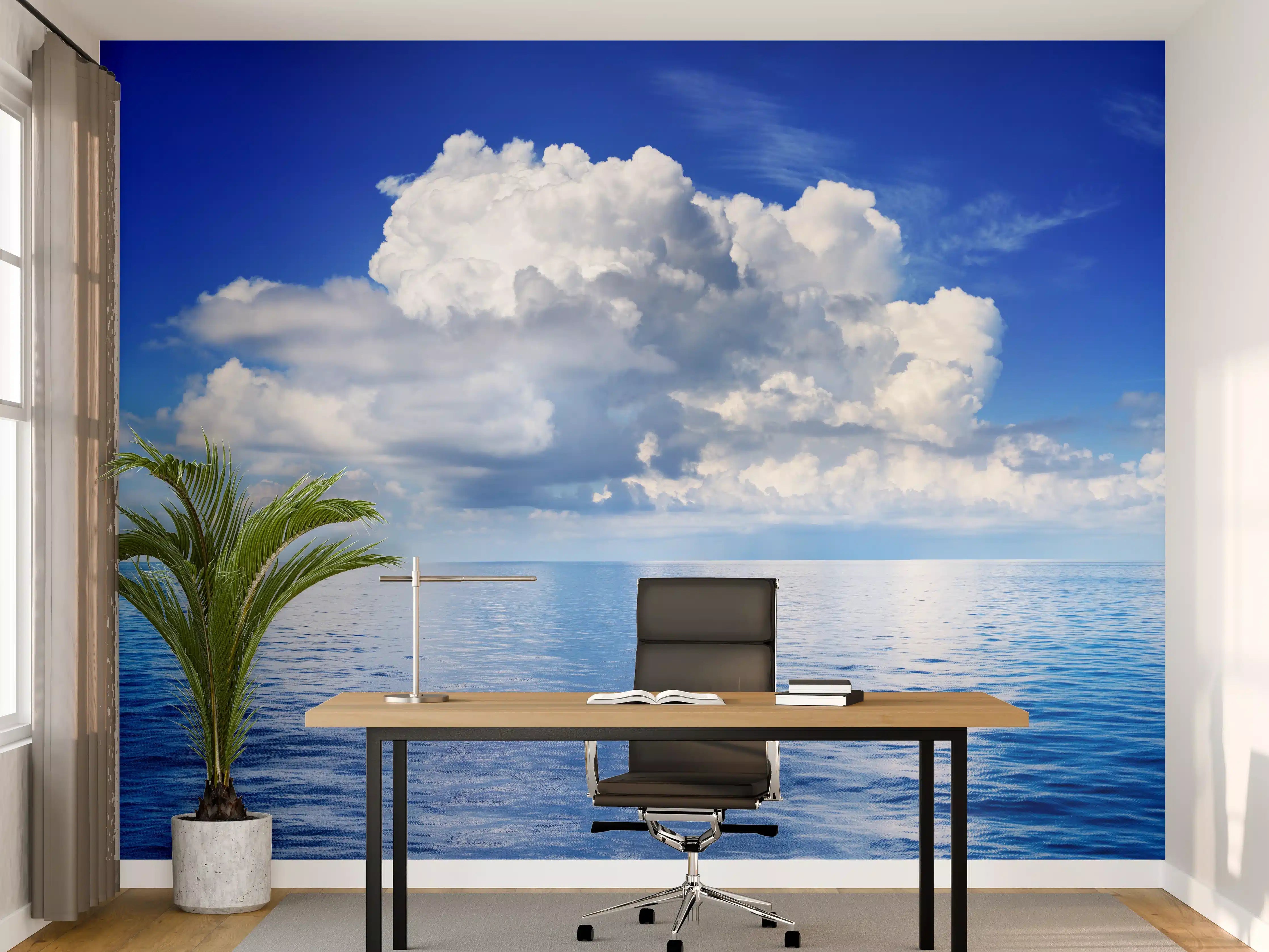 Büro Wandgestaltung - Wolkenkulisse über dem Ozean