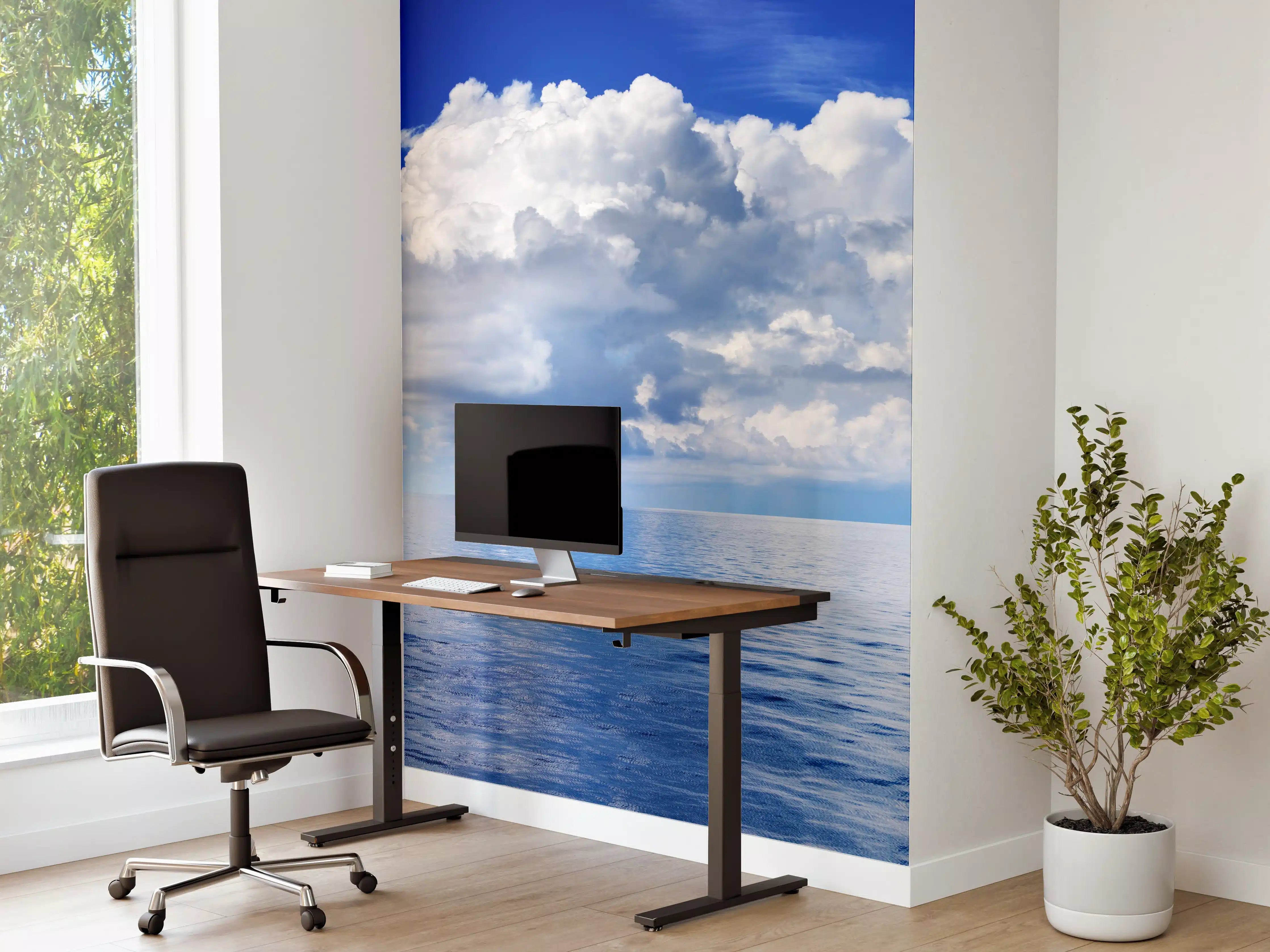 Büro Wandgestaltung - Wolkenkulisse über dem Ozean