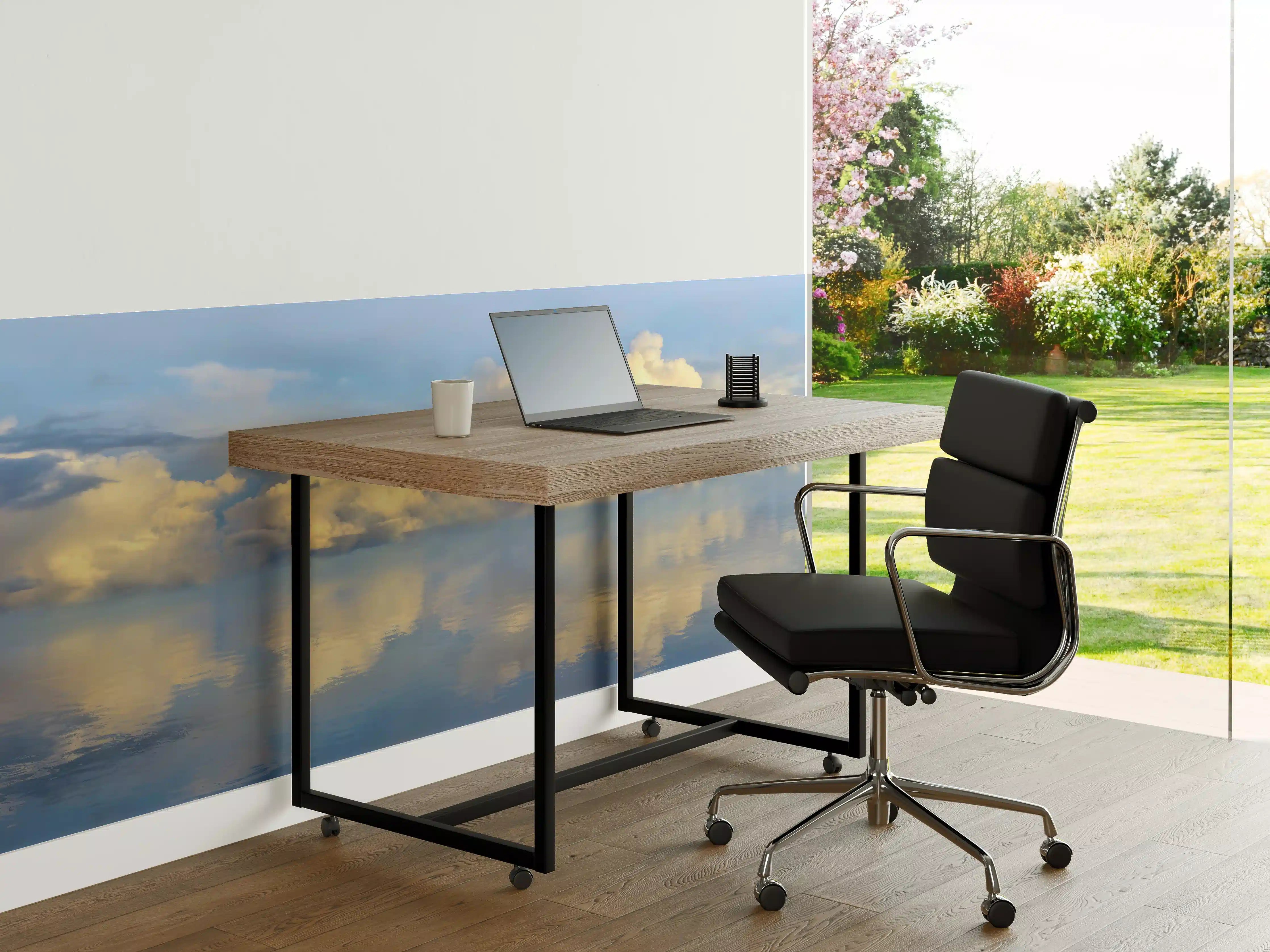 Büro Wandgestaltung - Wolkenmeer mit spiegelnder Wasseroberfläche
