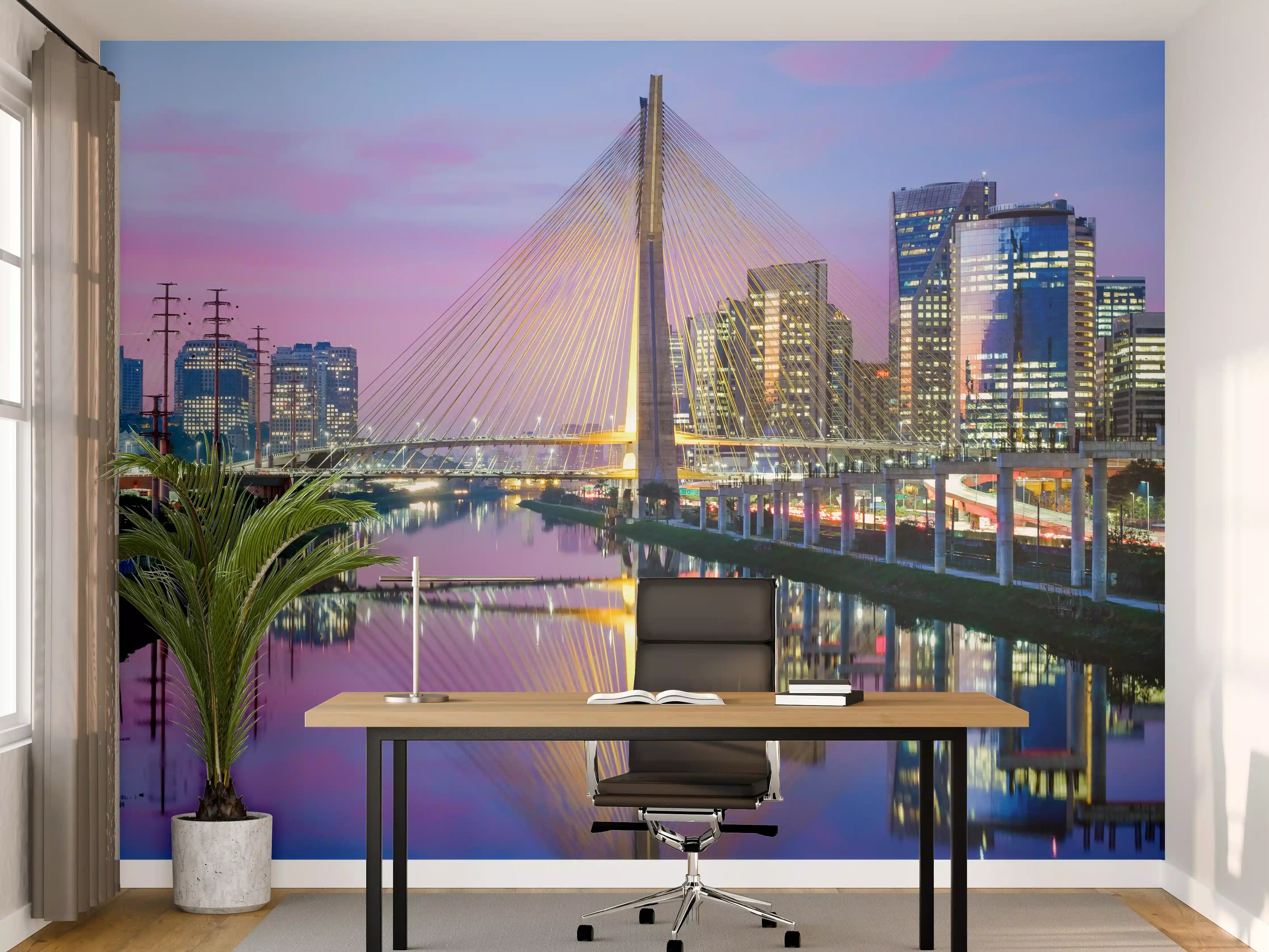 Büro Wandgestaltung - Wunderschöne Brücke - Brasilien