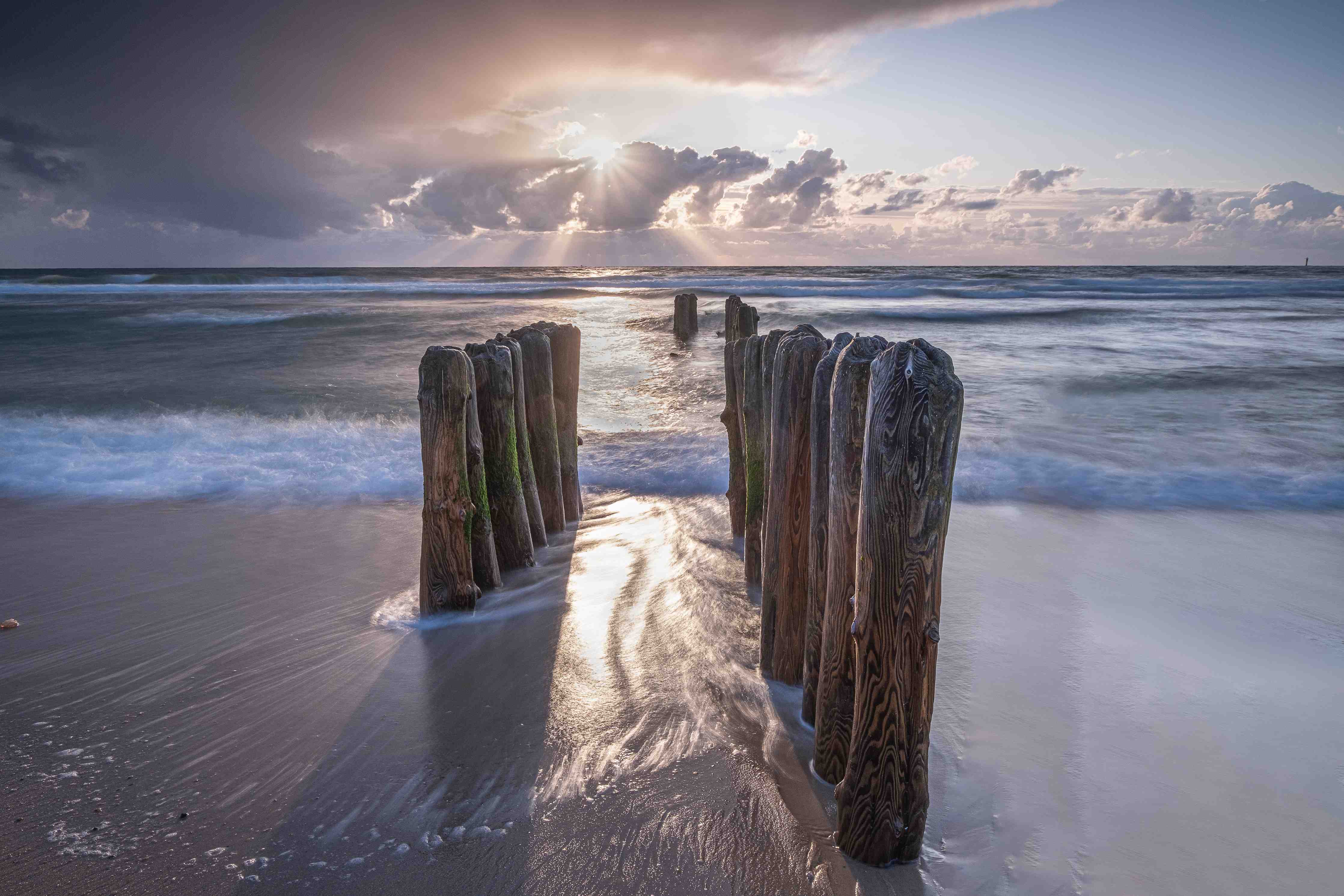 Büro Wandgestaltung-Wunderschöne Buhnen auf Sylt