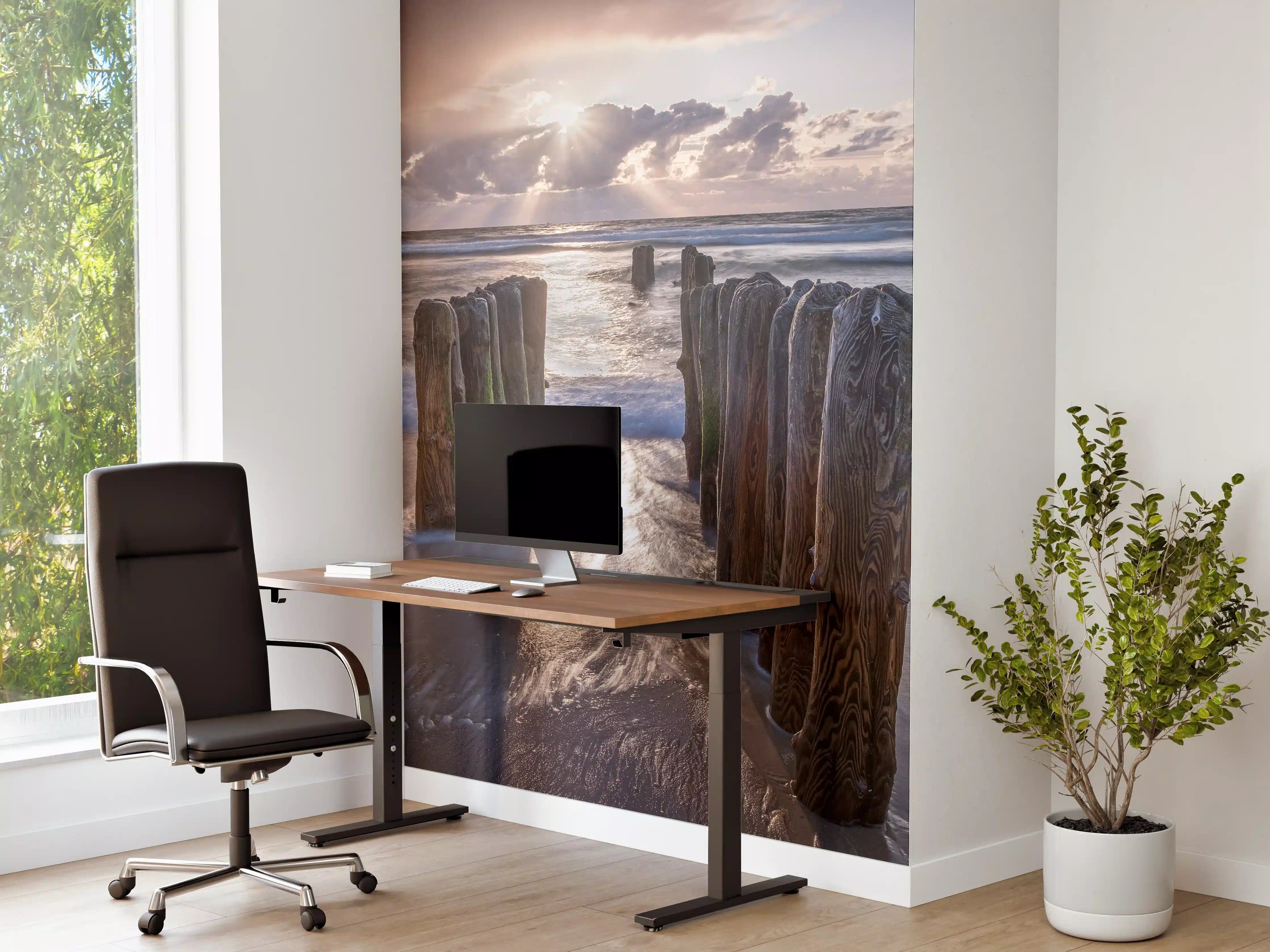 Büro Wandgestaltung - Wunderschöne Buhnen auf Sylt