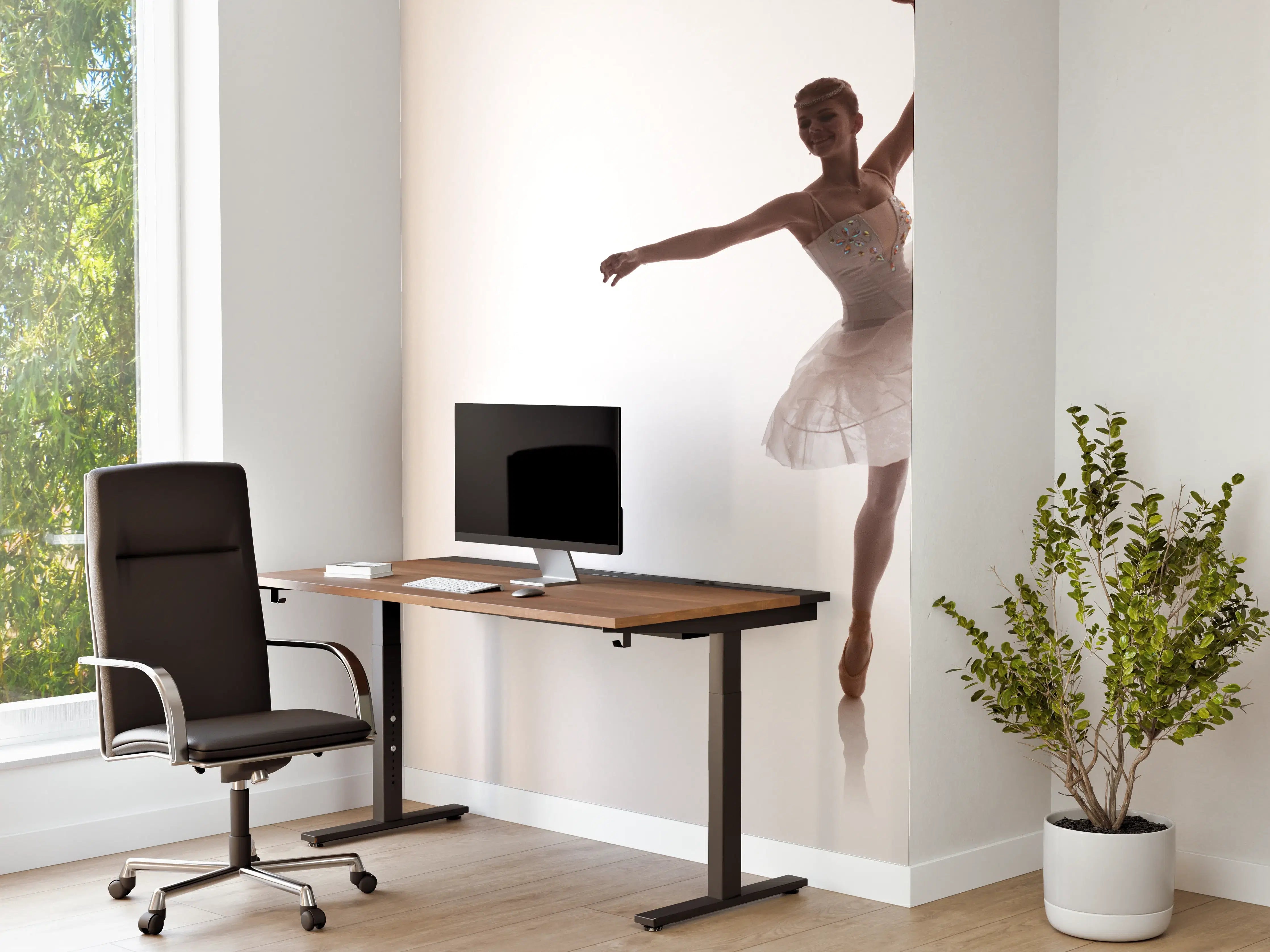 Büro Wandgestaltung - Wundervolle Ballerina