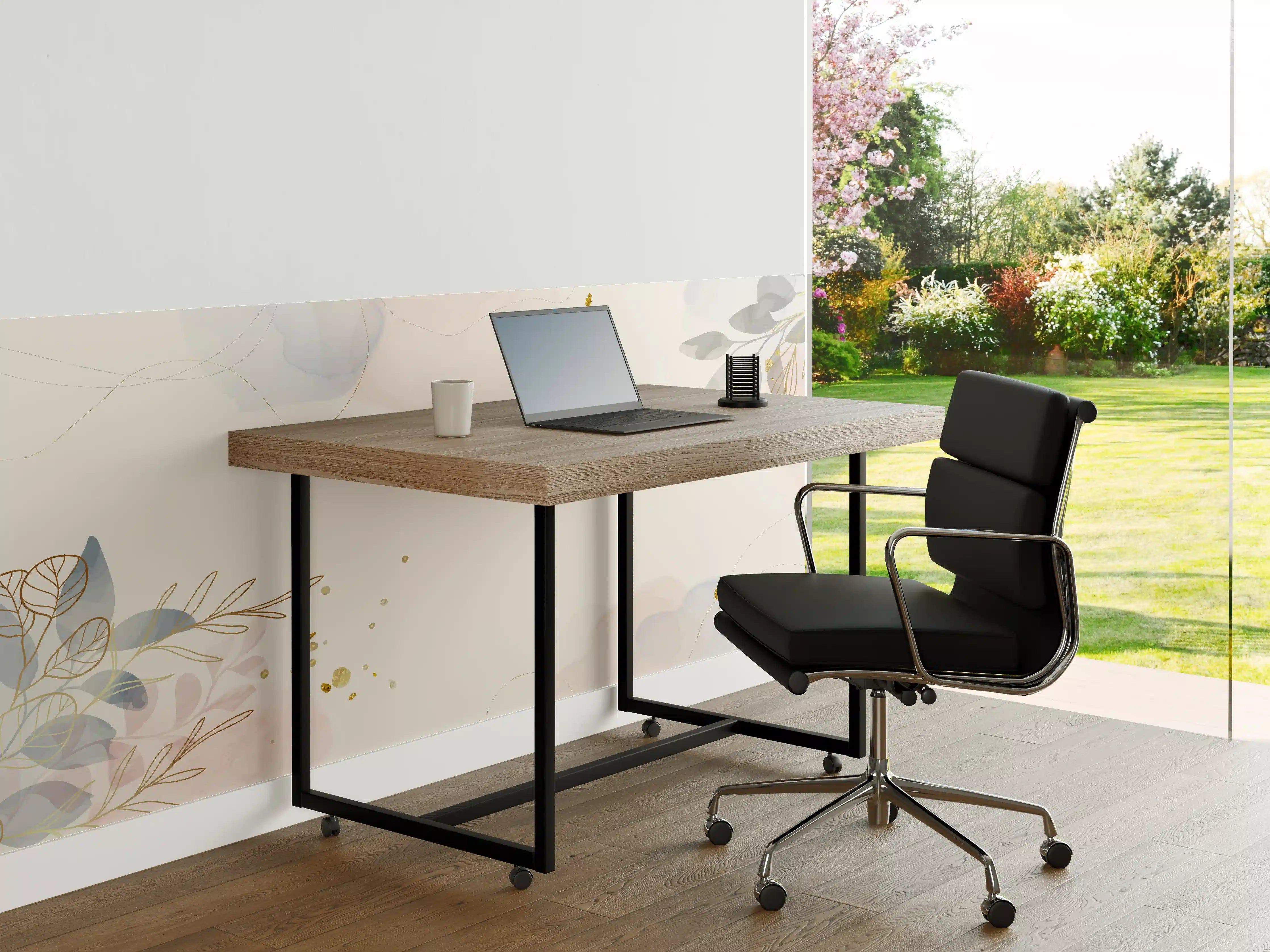 Büro Wandgestaltung - Zartes Blumen Aquarell Design
