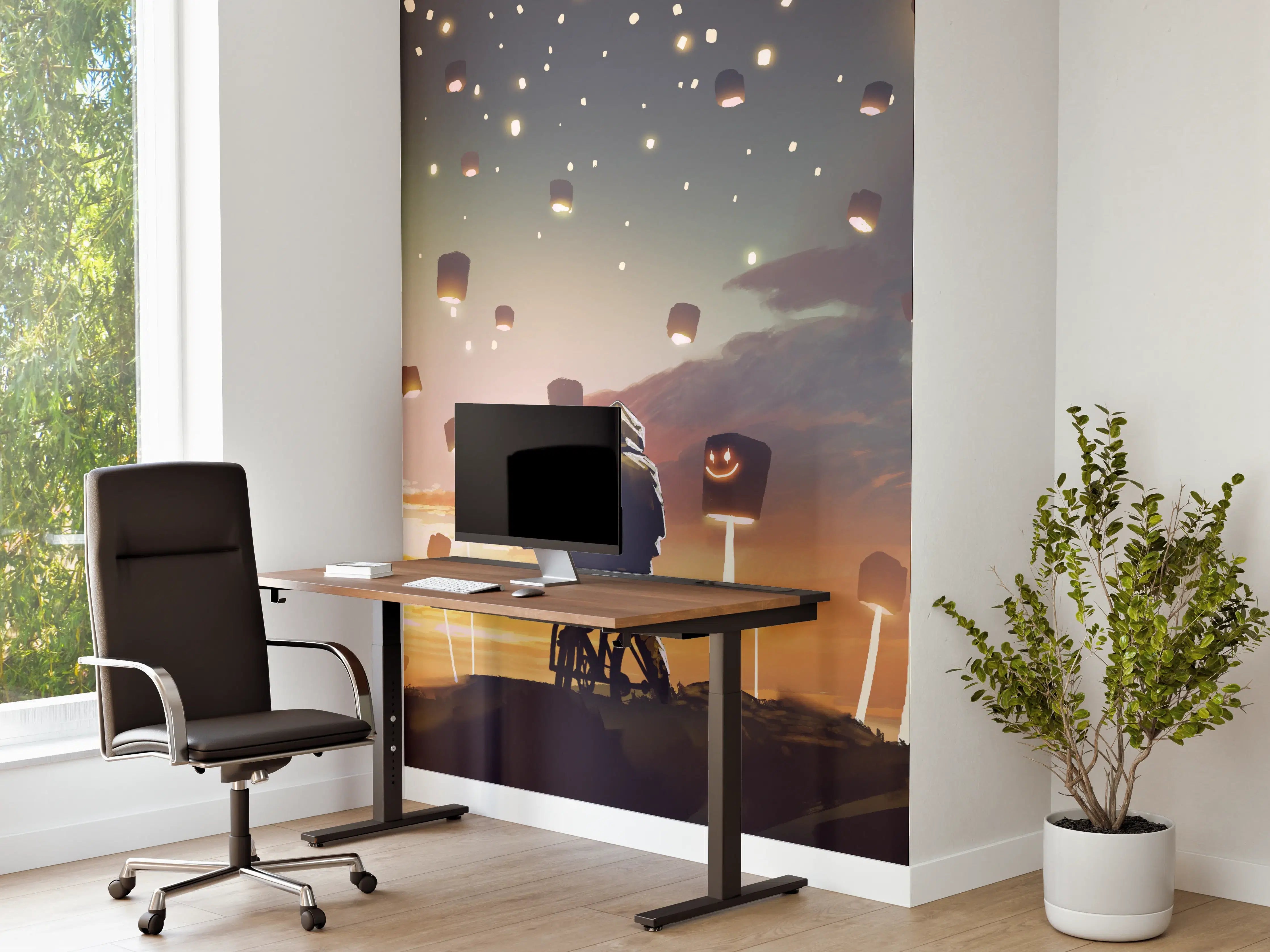 Büro Wandgestaltung - Zauberhafte Laterne Lichterfest