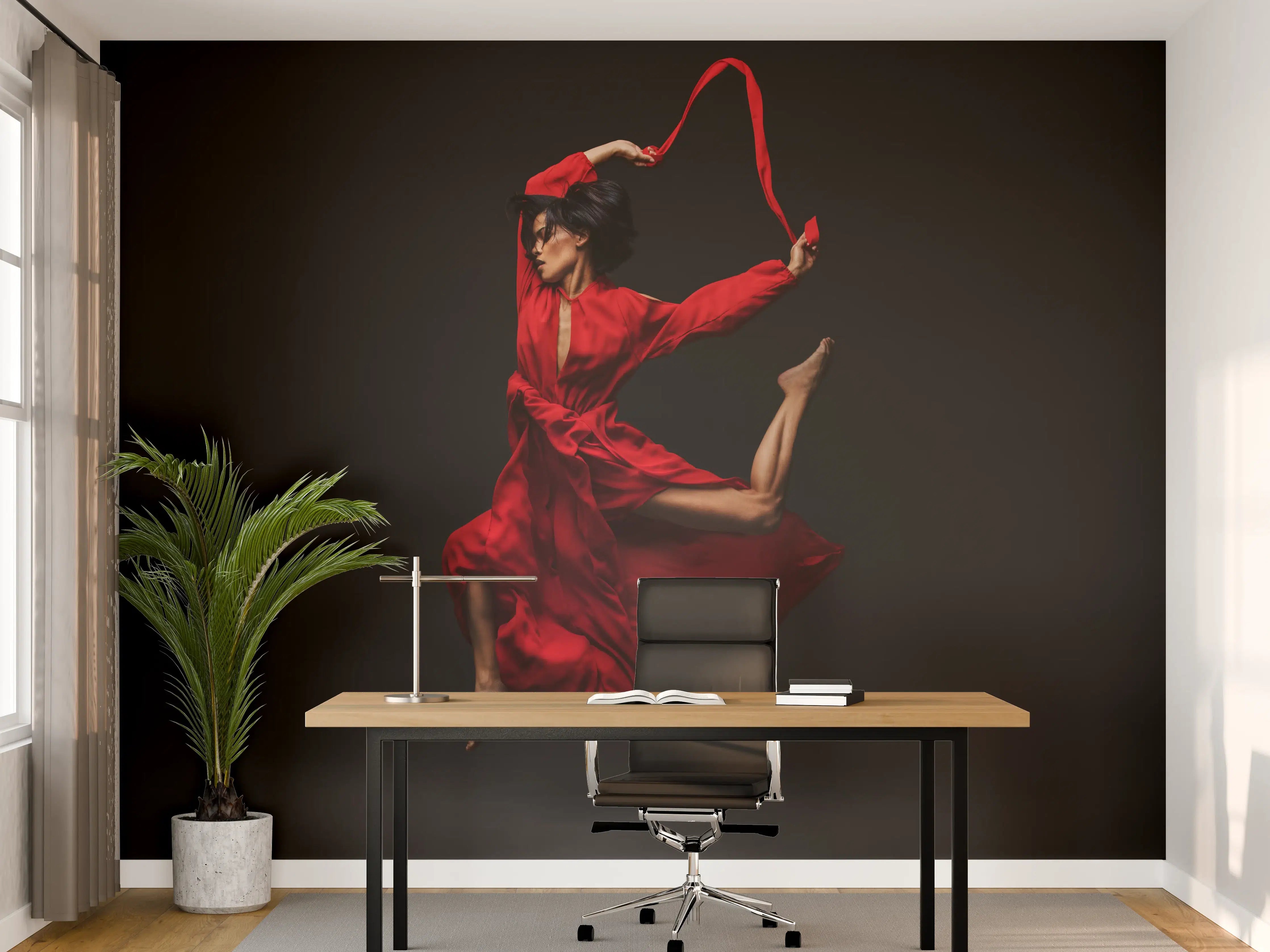 Büro Wandgestaltung - Zeitgenössische Tänzerin