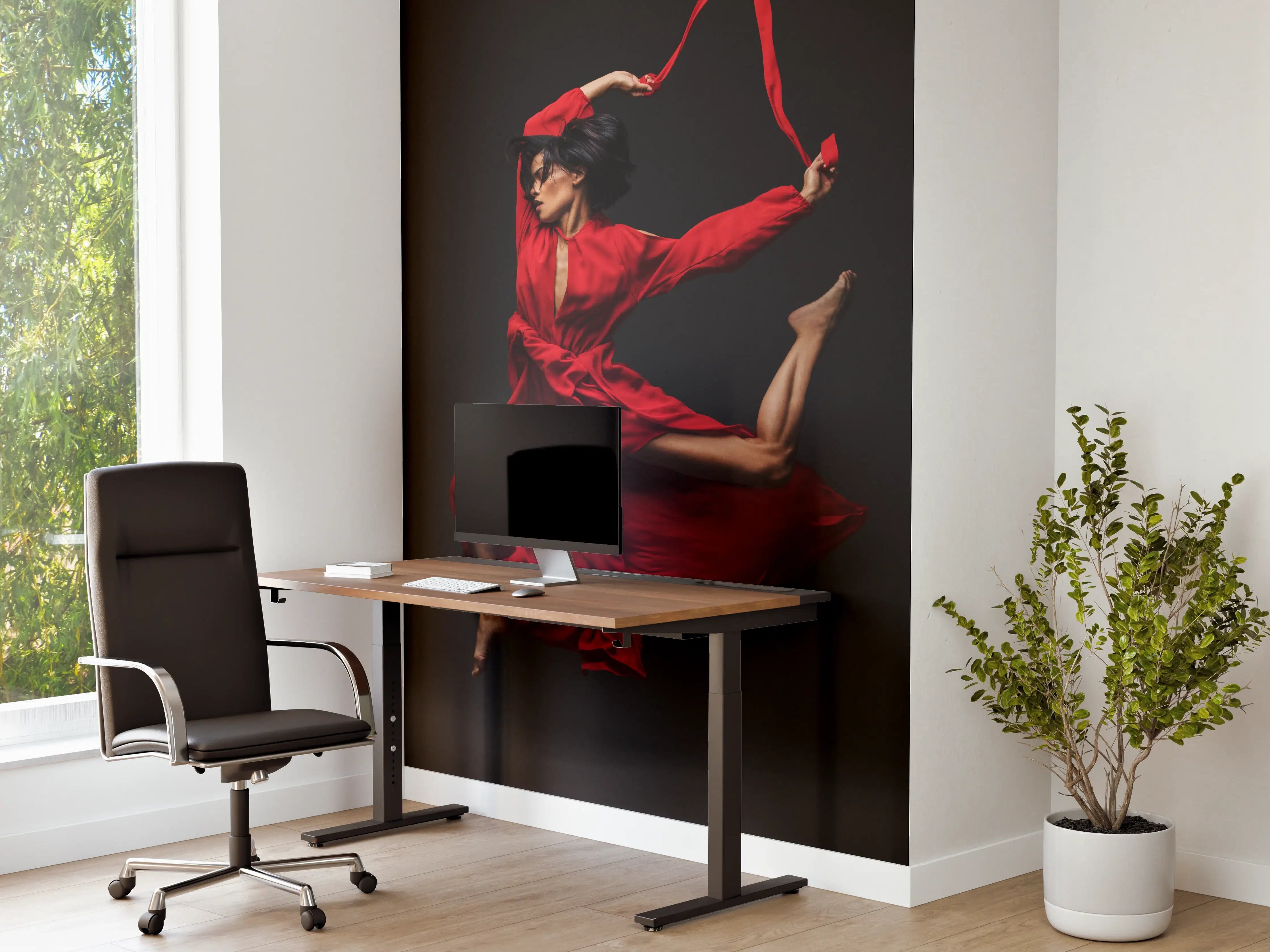 Büro Wandgestaltung - Zeitgenössische Tänzerin
