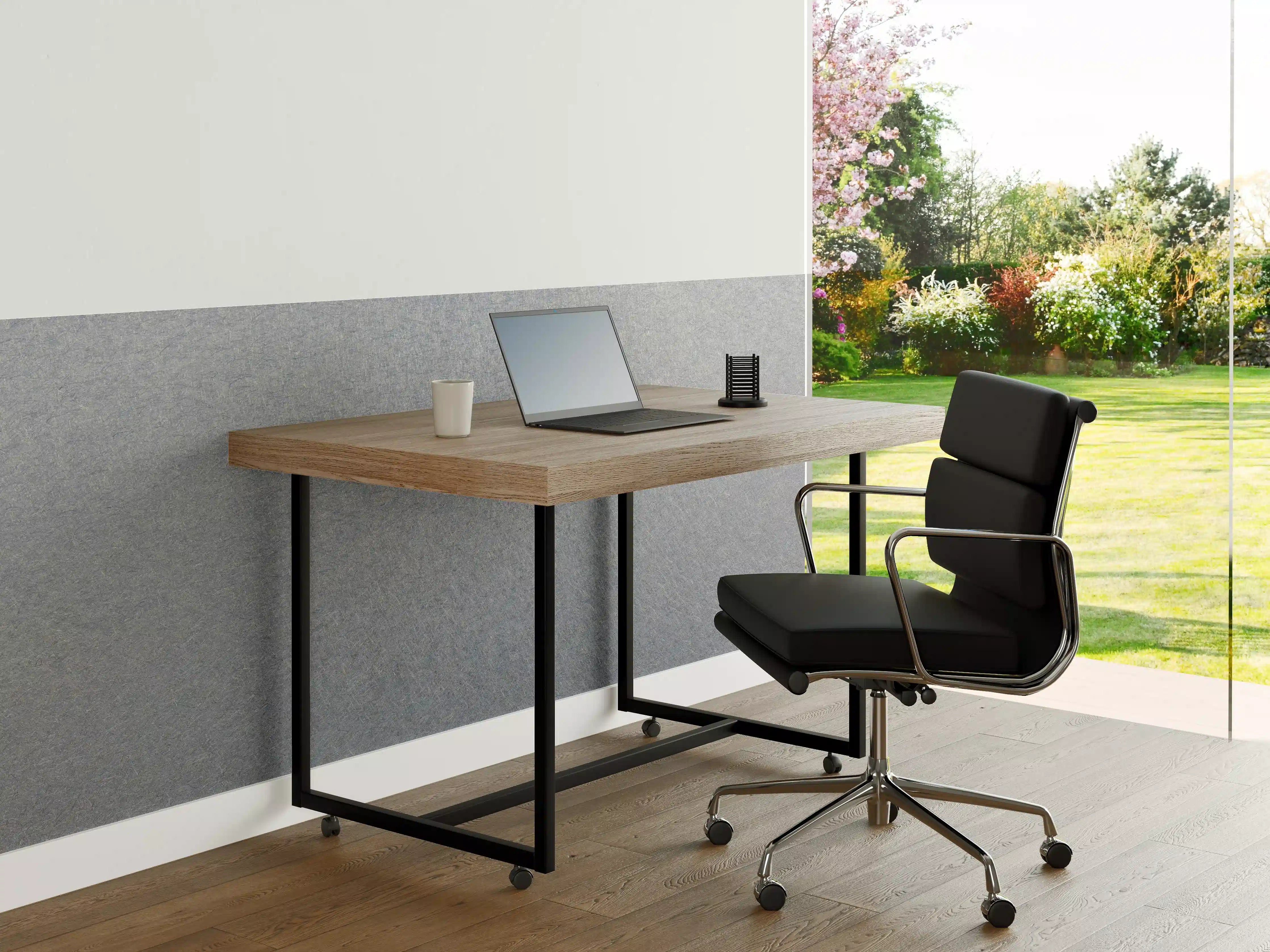 Büro Wandgestaltung - Zerkratzte metallische Oberfläche