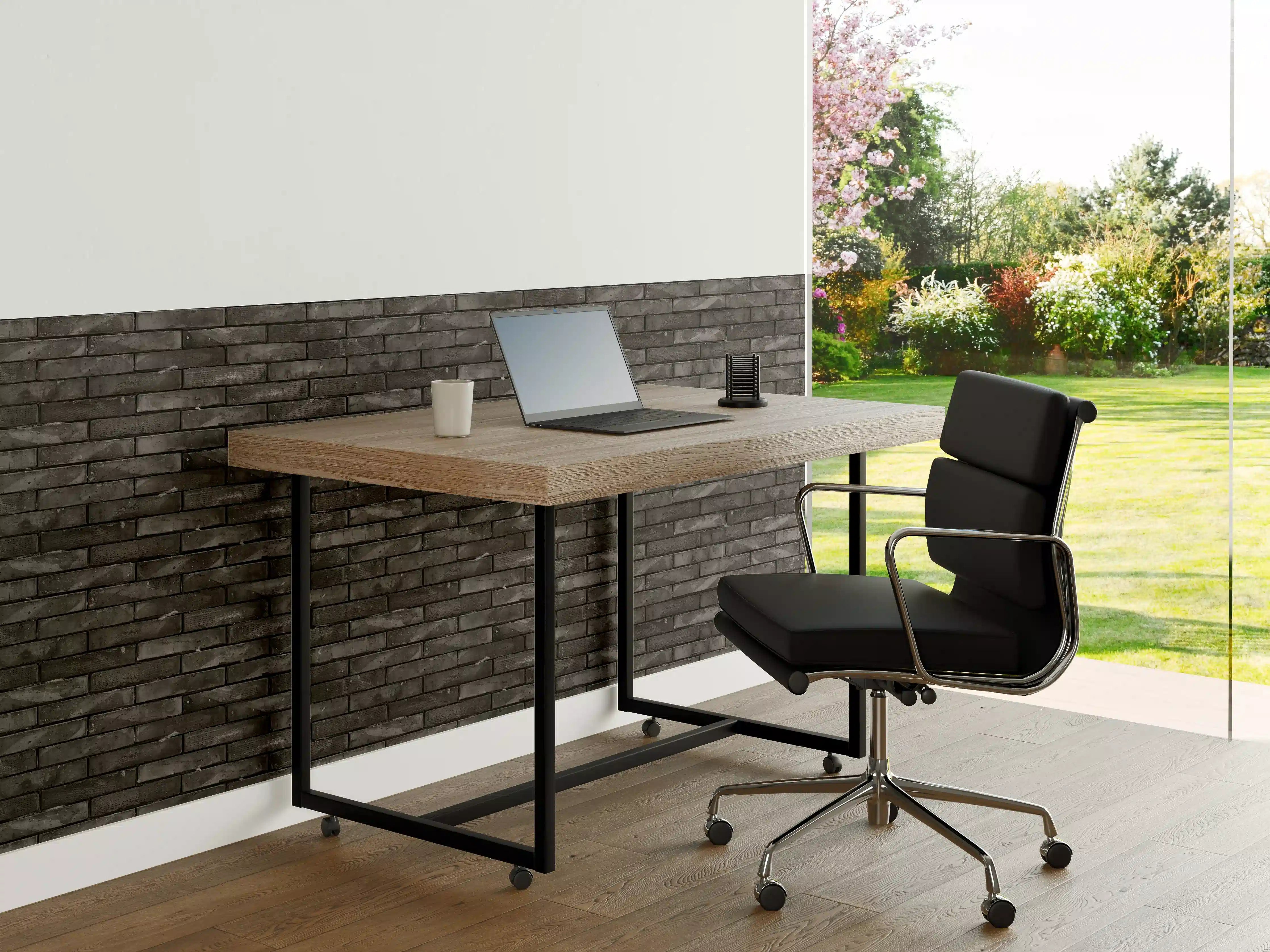 Büro Wandgestaltung - Ziegelmauer im Grunge-Stil