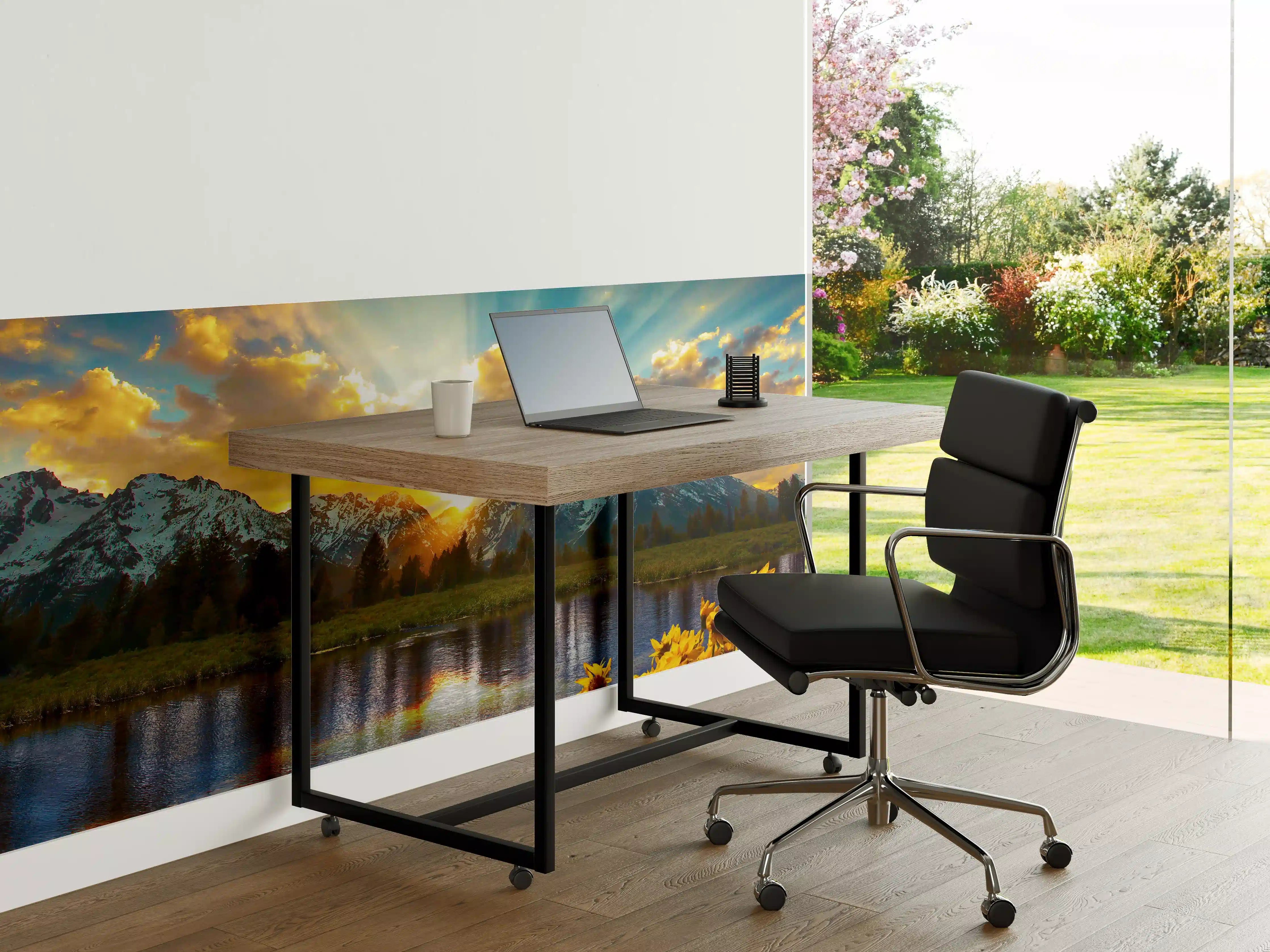 Büro Wandgestaltung - einzigartiges Lichtspiel im Grand Teton