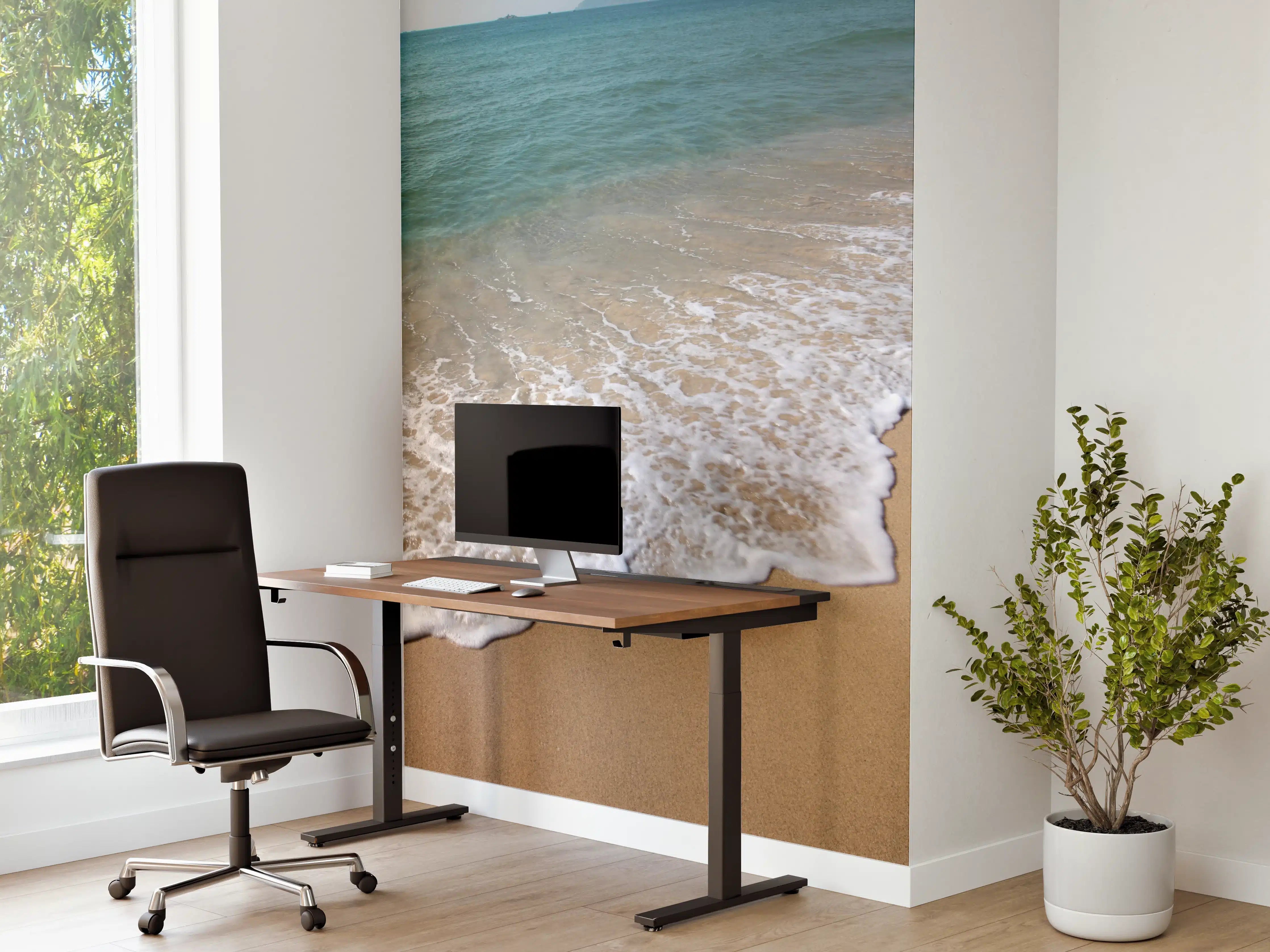 Büro Wandgestaltung - friedlicher Strand in Grieschenland