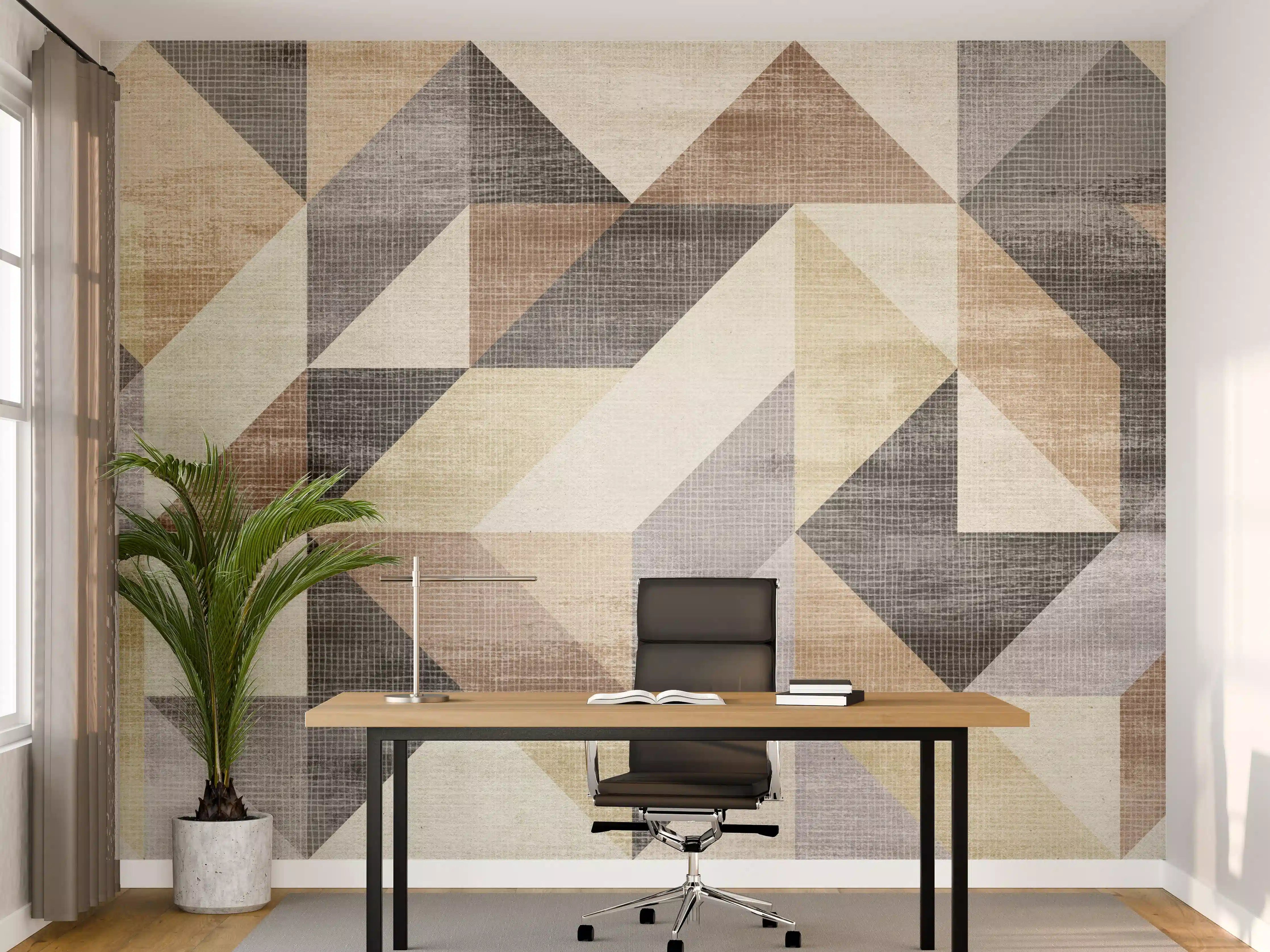 Büro Wandgestaltung - gestreiften Stoff Textur 