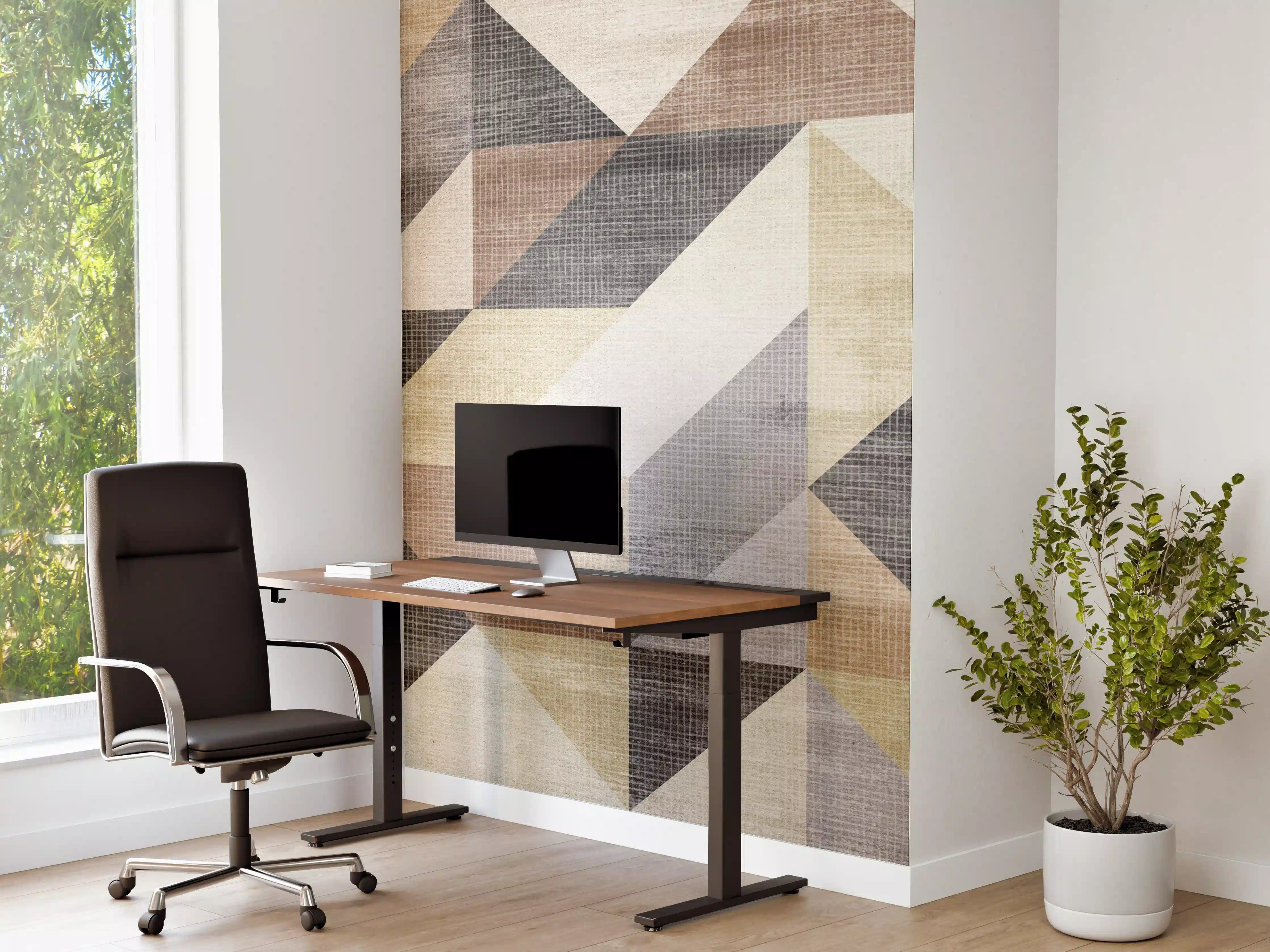 Büro Wandgestaltung - gestreiften Stoff Textur 
