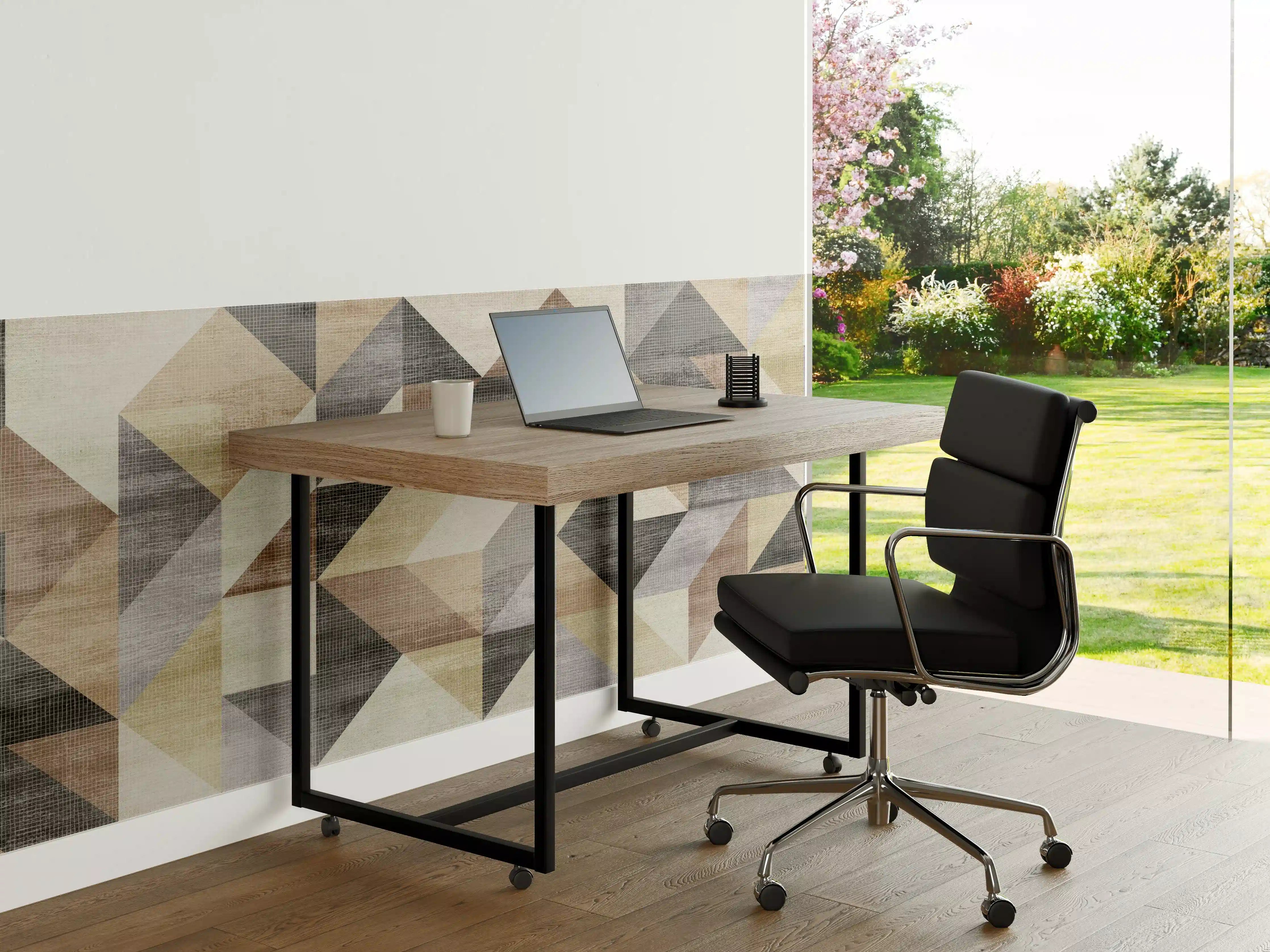 Büro Wandgestaltung - gestreiften Stoff Textur 