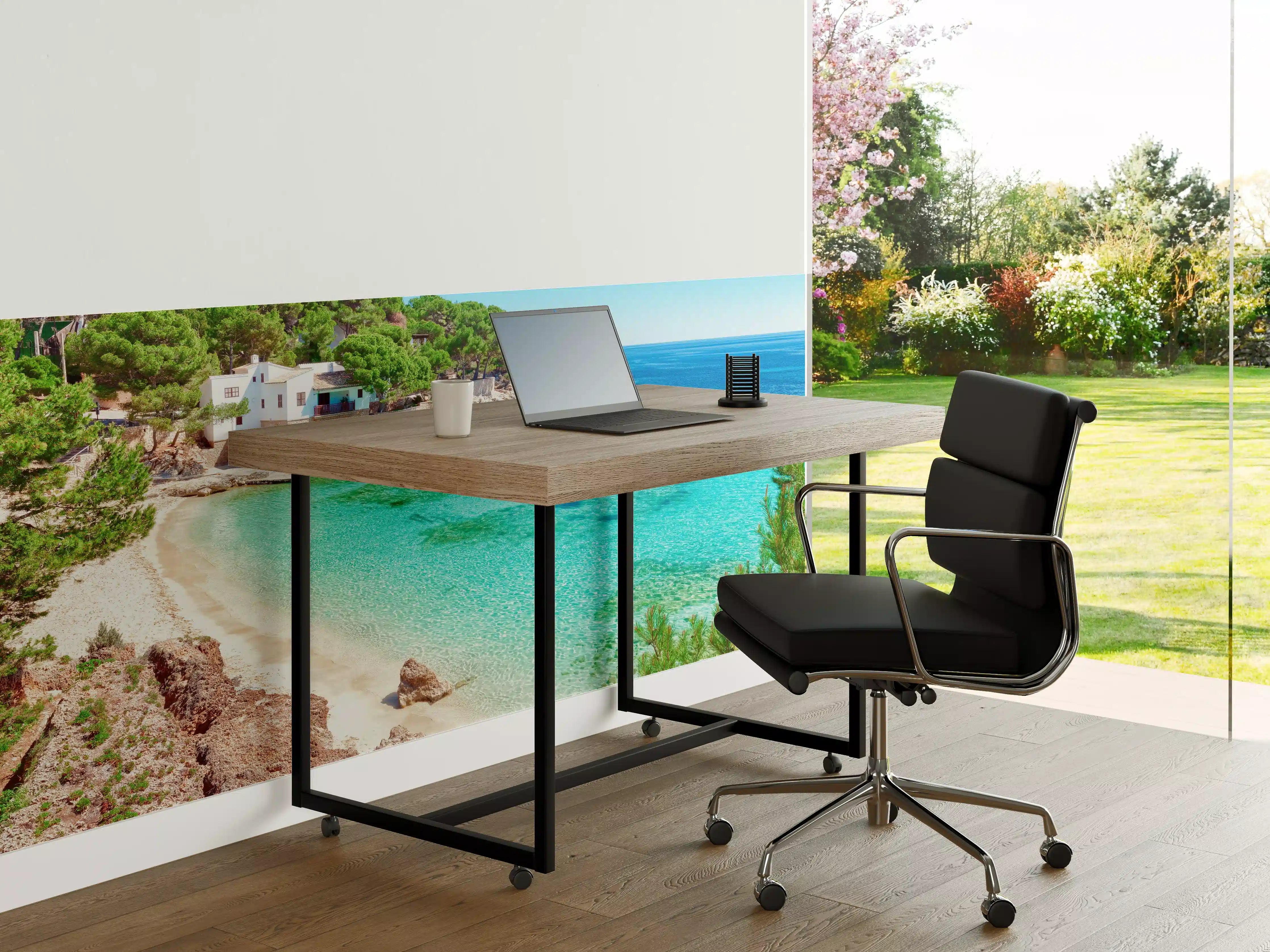 Büro Wandgestaltung - traumhafter Mallorca Strand 