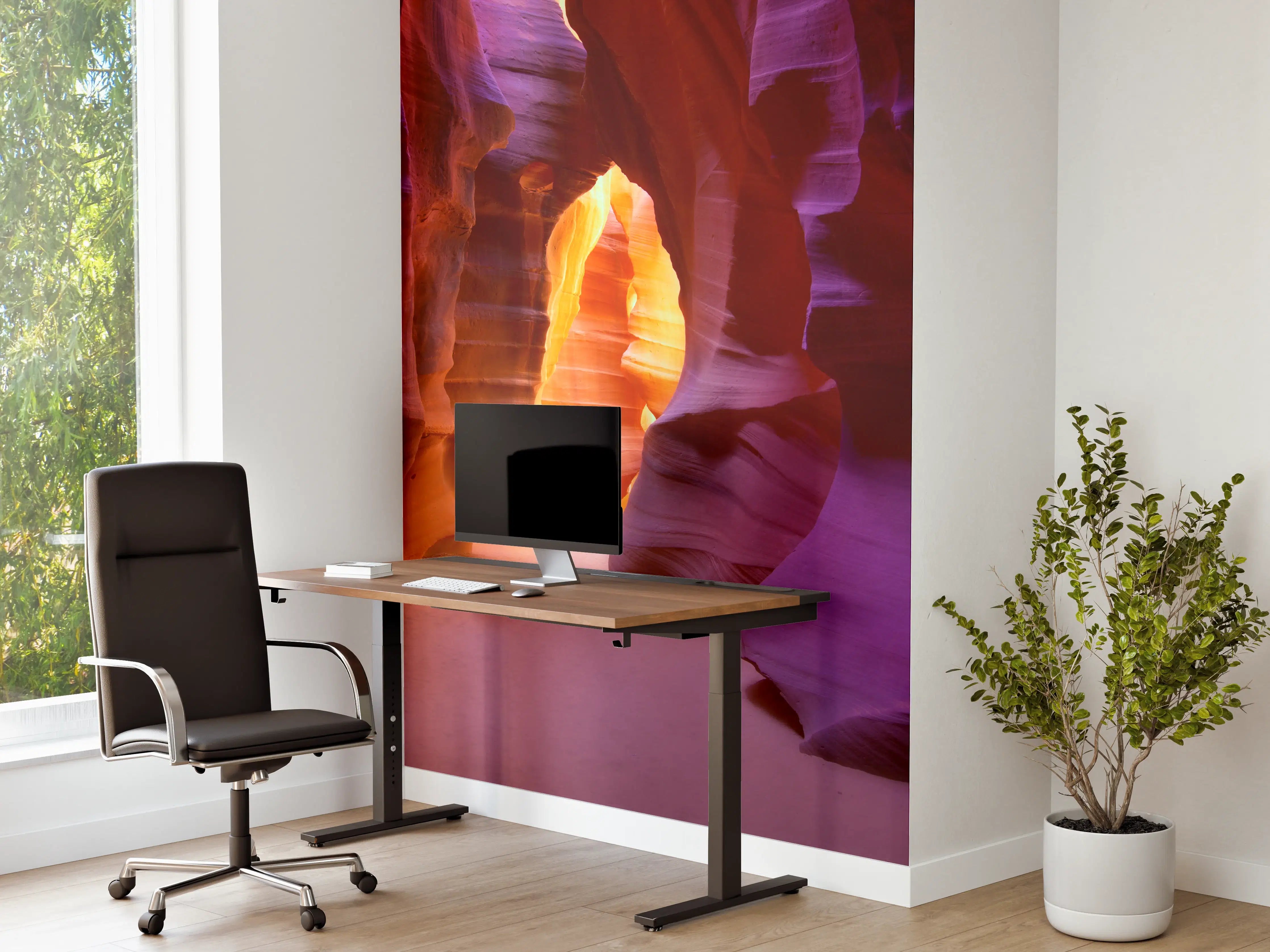 Büro Wandgestaltung - warme Felsschlucht in Arizona
