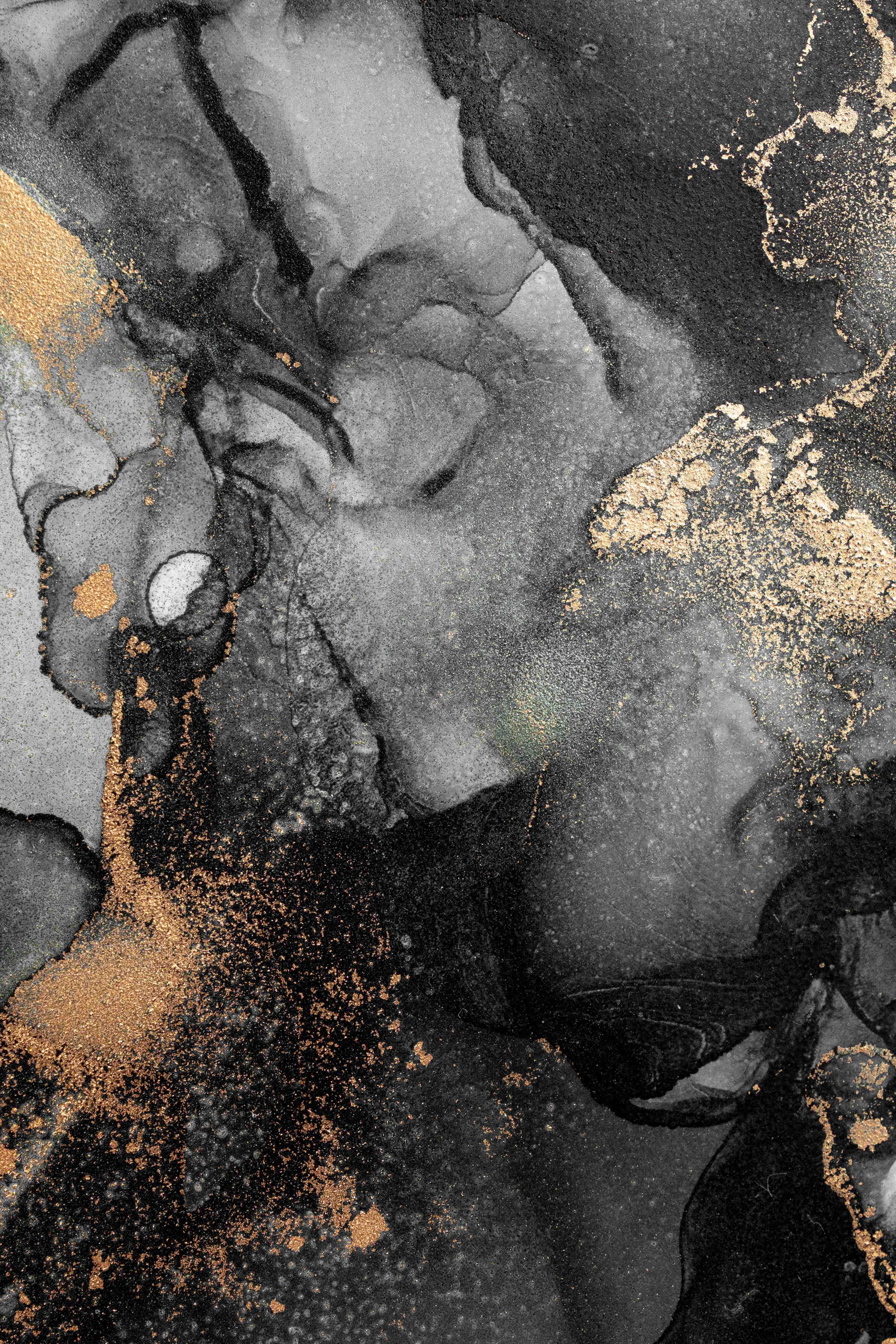 Duschrückwand-Abstrakte Kunst - Flüssigmalerei