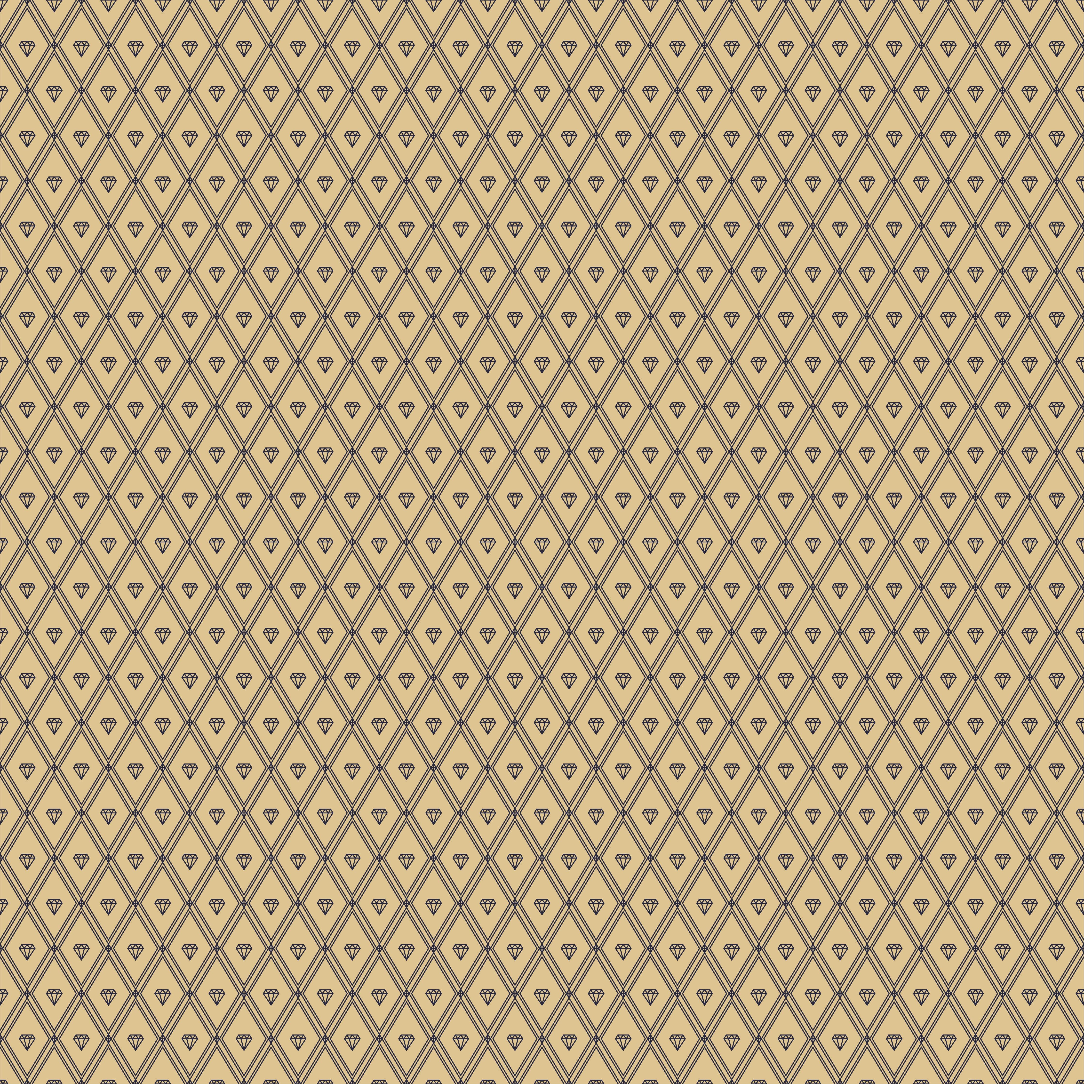 Duschrückwand-Beige Diamantenmuster Textiloptik Tapete